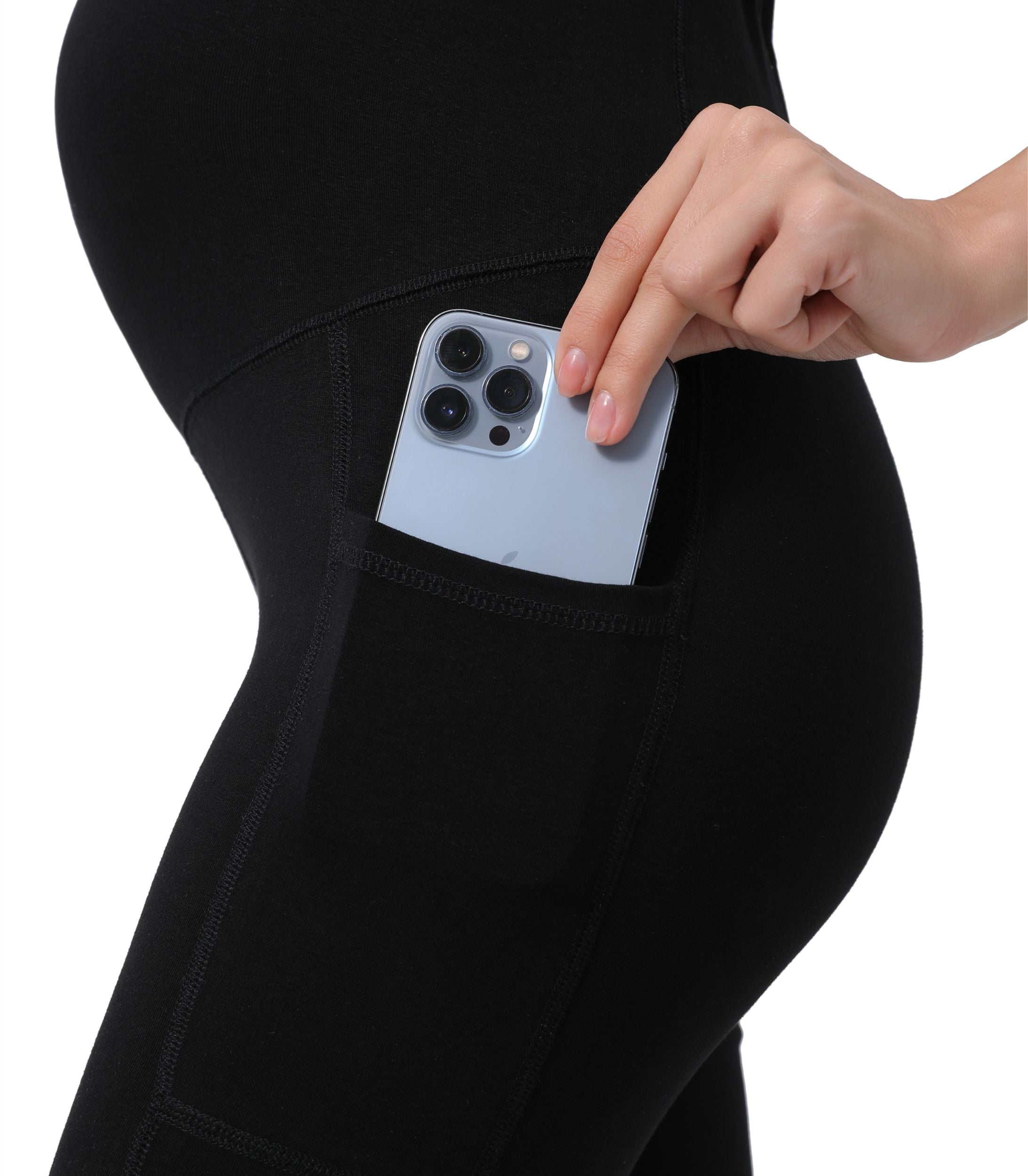 Pregnancy Yoga Pants With Pockets (2 Pack)