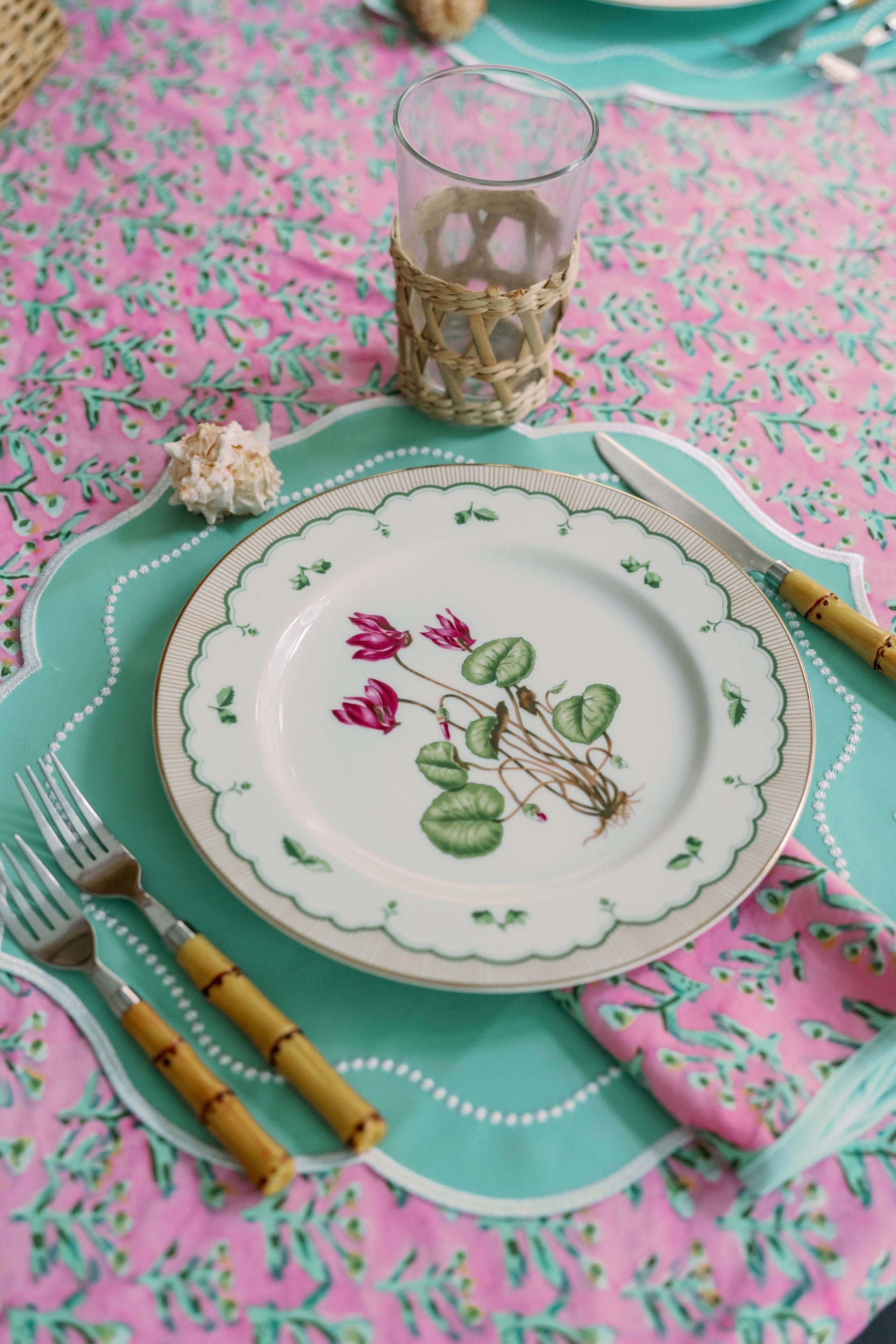 Tulip Pink Sydney Tablecloth