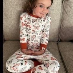 Monarch Butterfly Pj Set In Infant-toddler Sizes