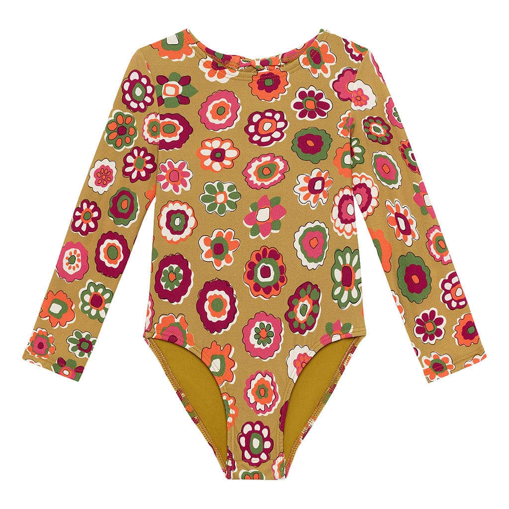 Mazzy Floral Mini Long Sleeve One-piece