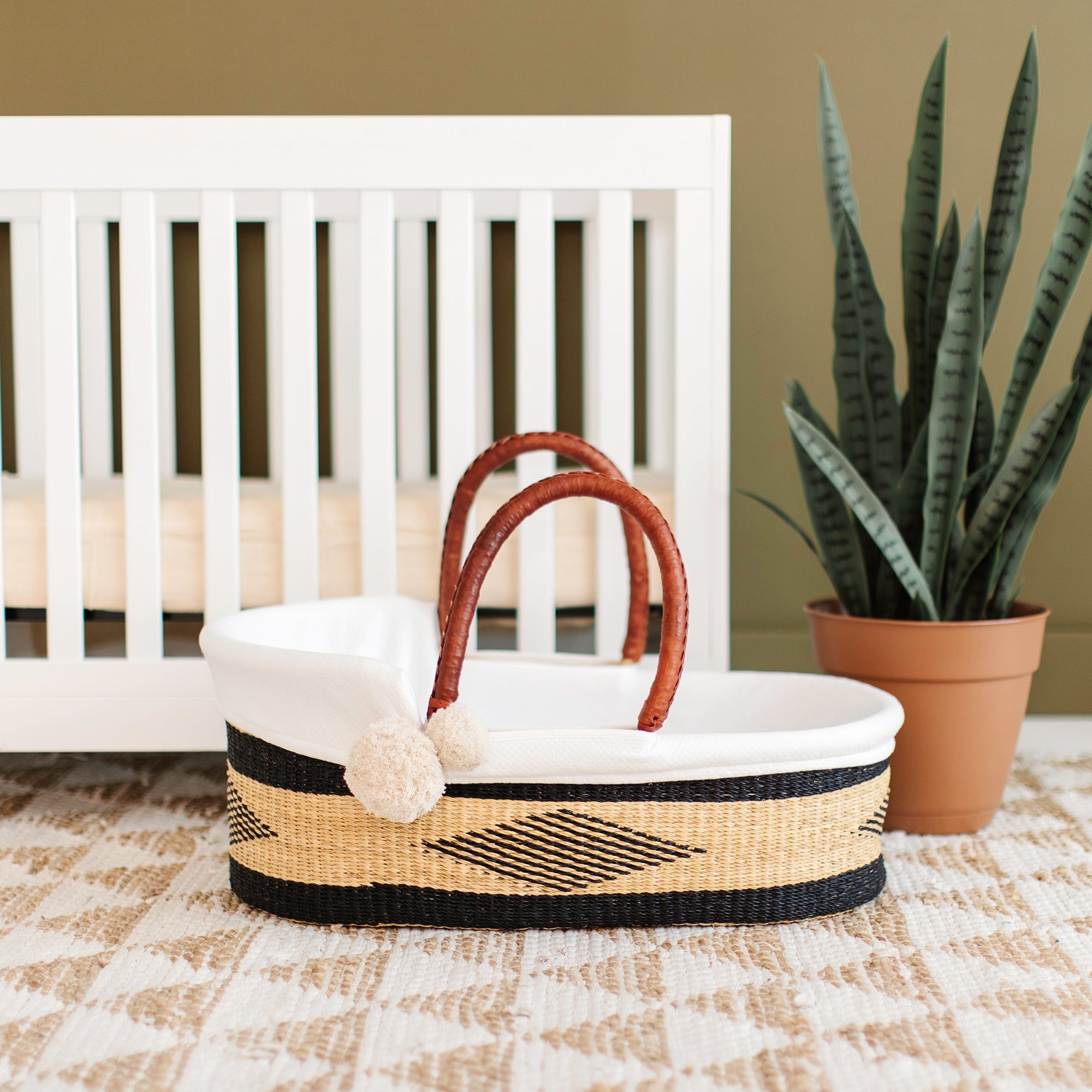 Meadow<br>african Moses Basket