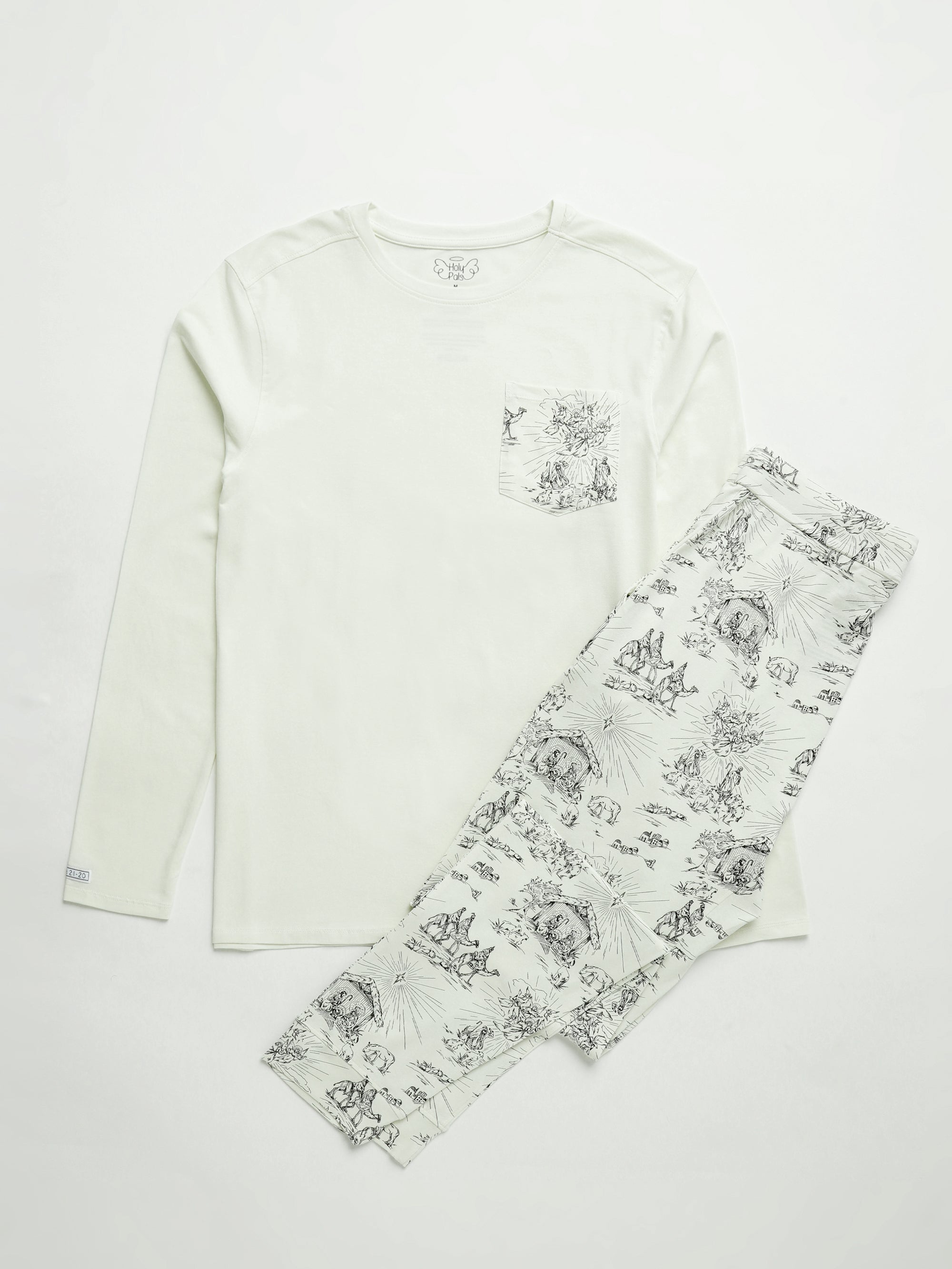 O Little Town Of Bethlehem Mens Pj Set Cotton