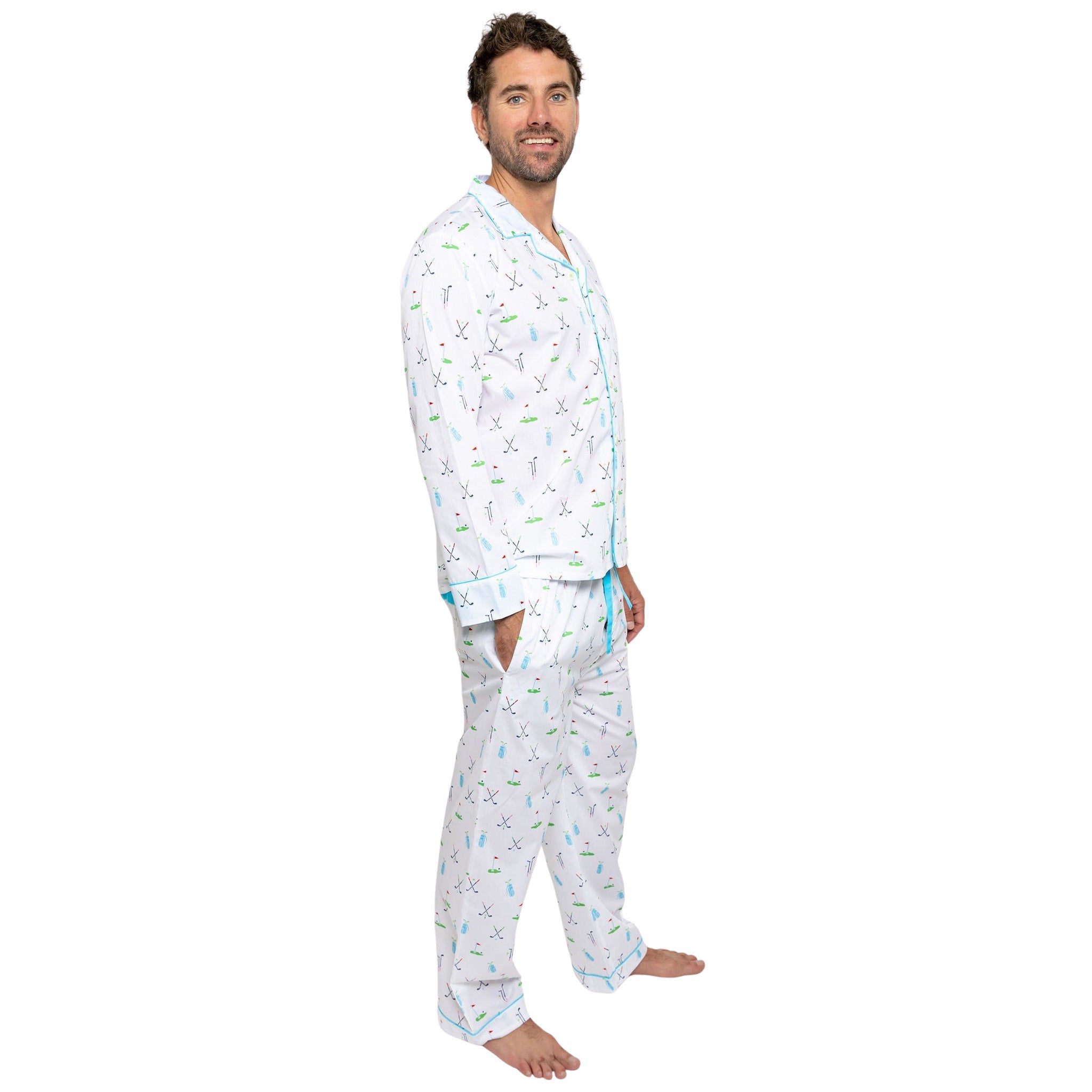 Men's Golf Long Pj Set