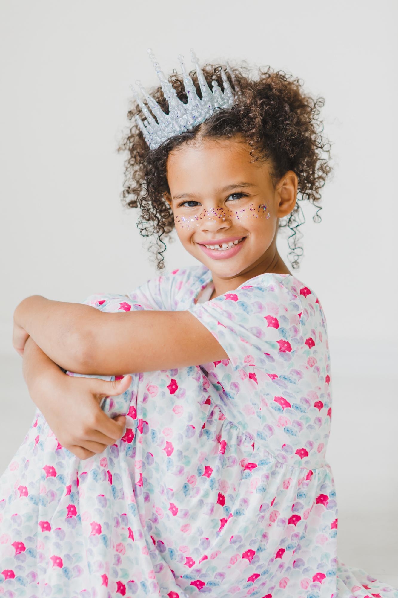 Mermaid Scales S/s Pocket Twirl Dress