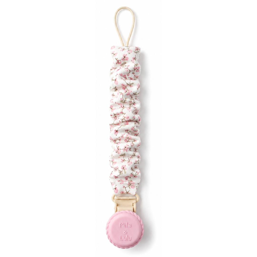 Metal-free Muslin Cotton And Silicone Pacifier Clips