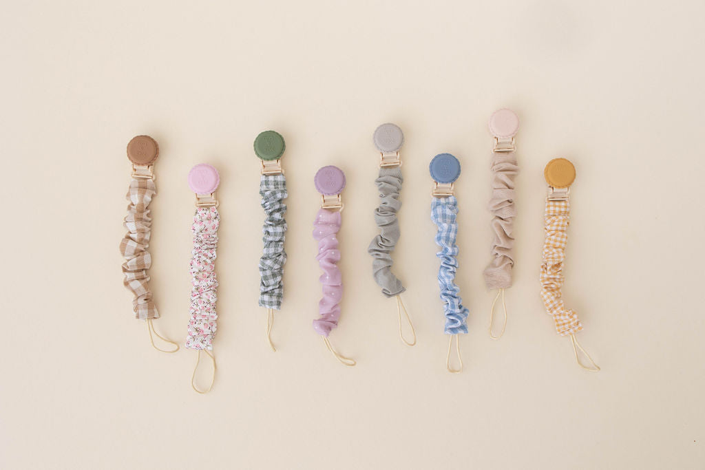 Metal-free Muslin Cotton And Silicone Pacifier Clips
