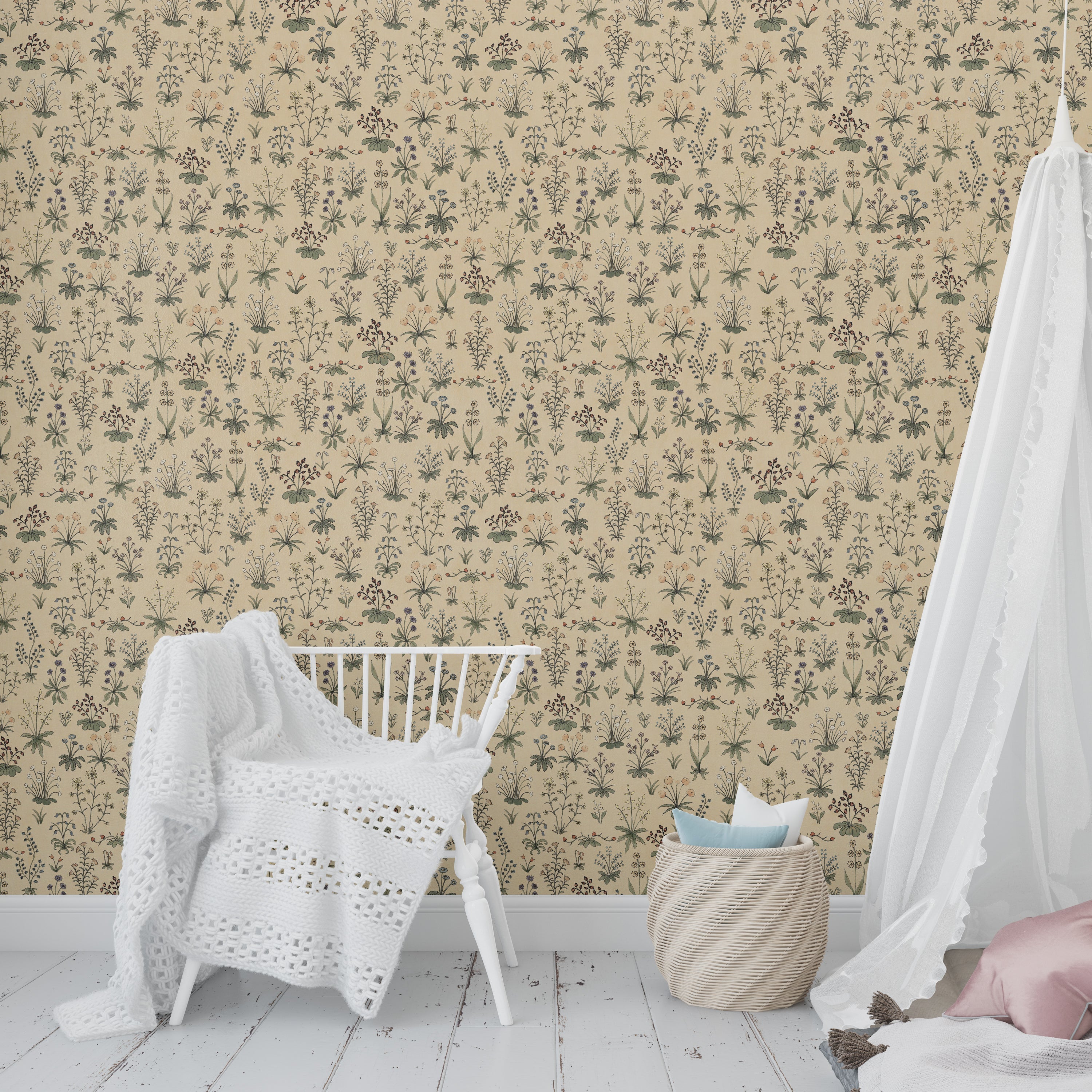 Evelyn Wallpaper By Karin Beatrice Levin