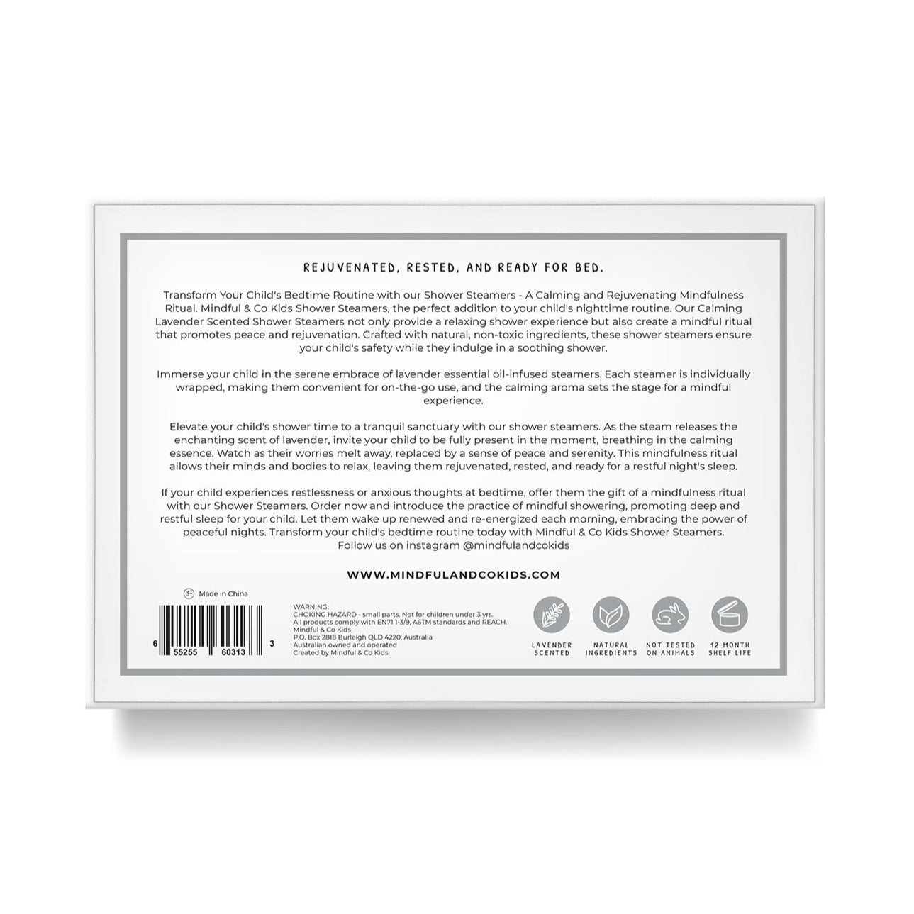 Sensory Shower Steamers