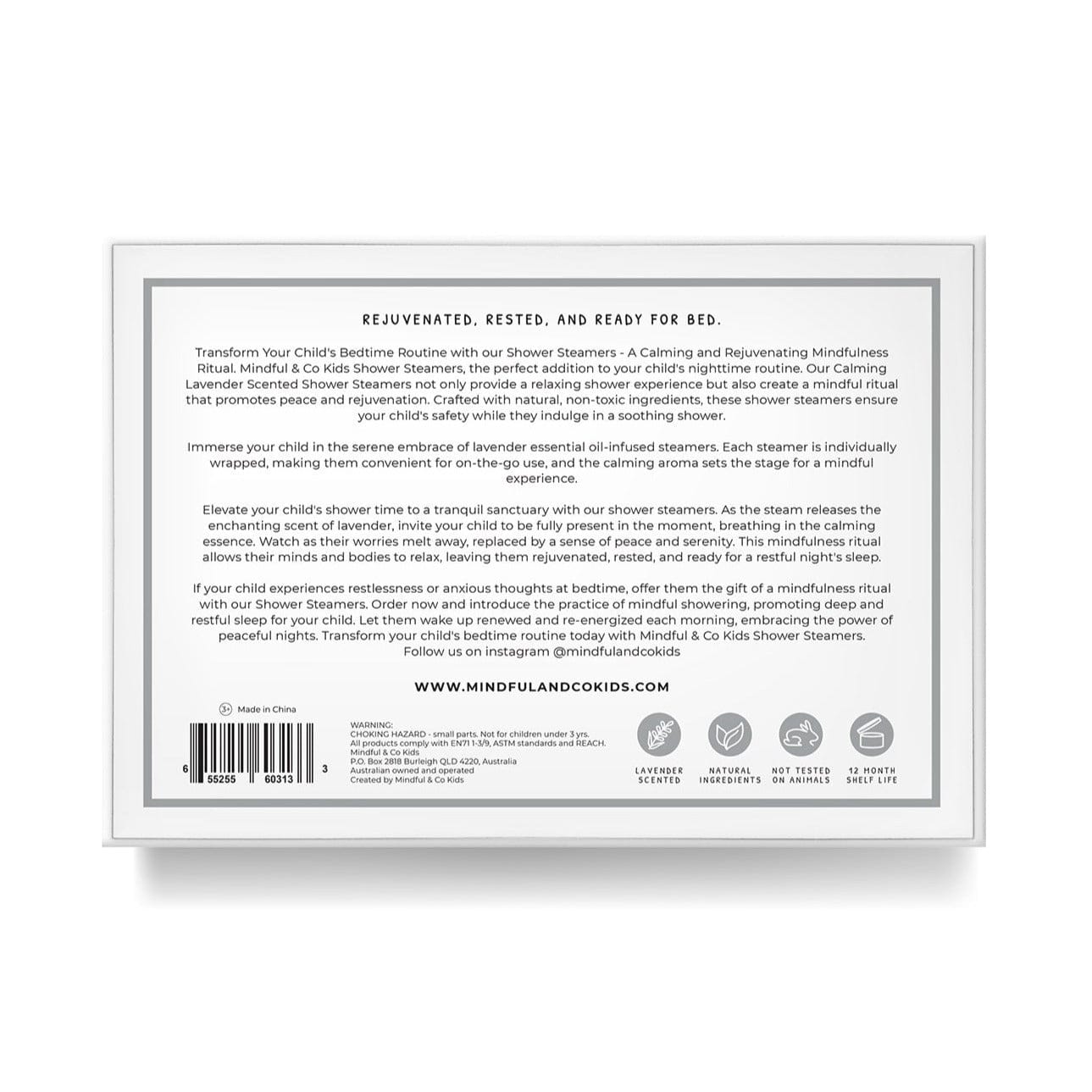 Sensory Shower Steamers