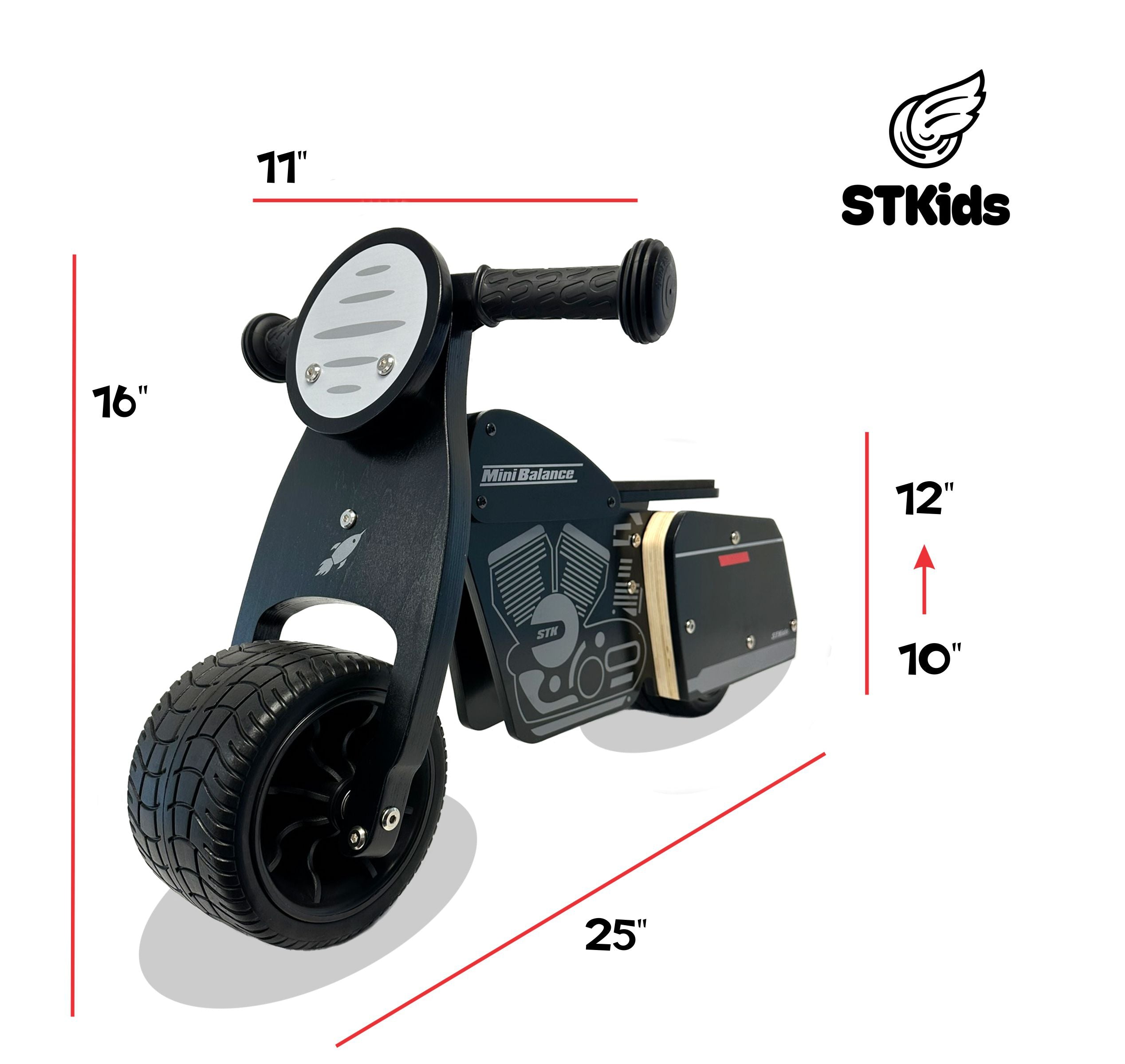 Ride-on Minibalance King Of Block