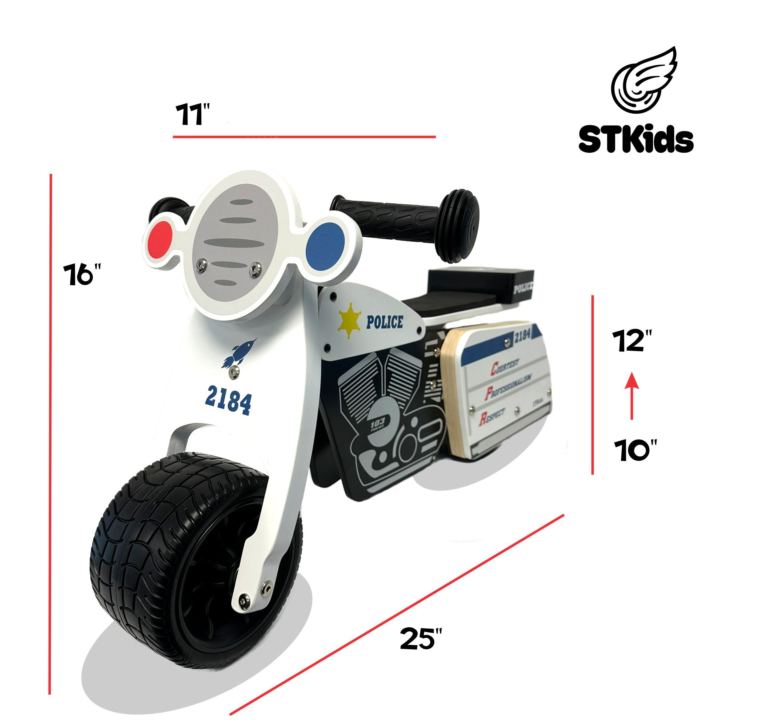 Ride-on Minibalance Police Patrol