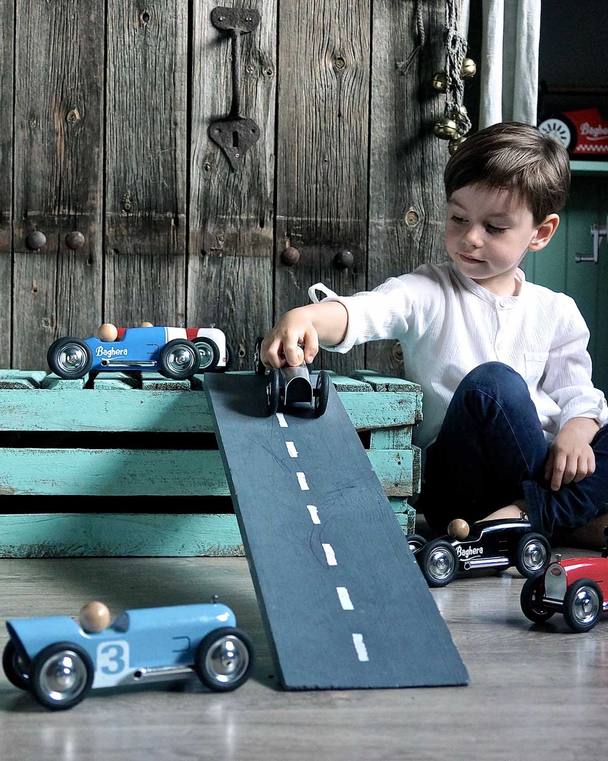 Car Racing Car Silver