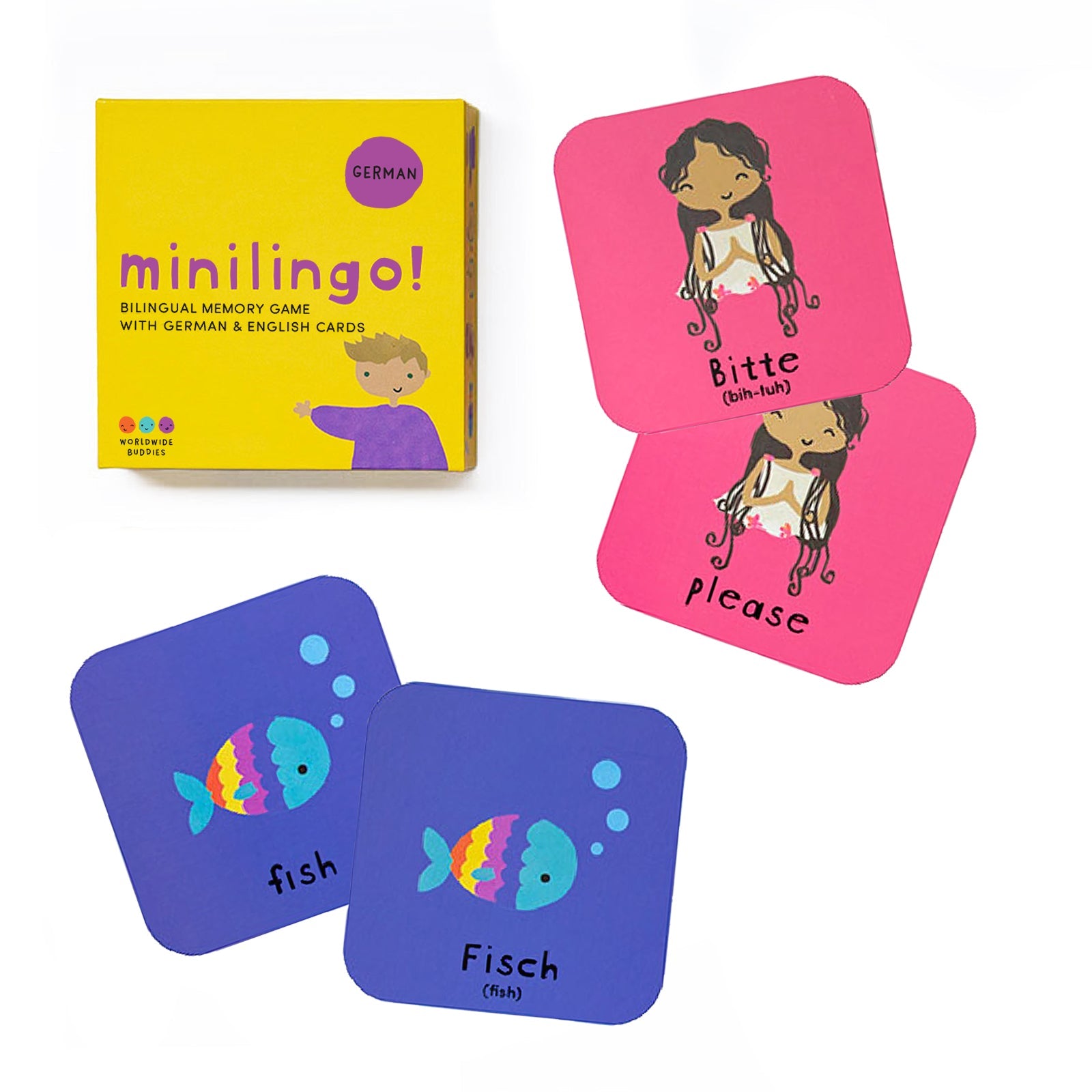Minilingo, English/german Flashcards
