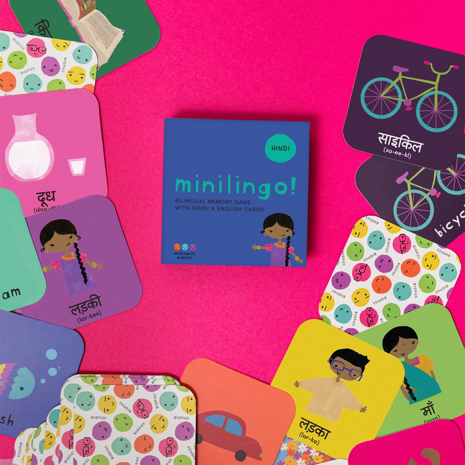 Minilingo, English/hindi Flashcards