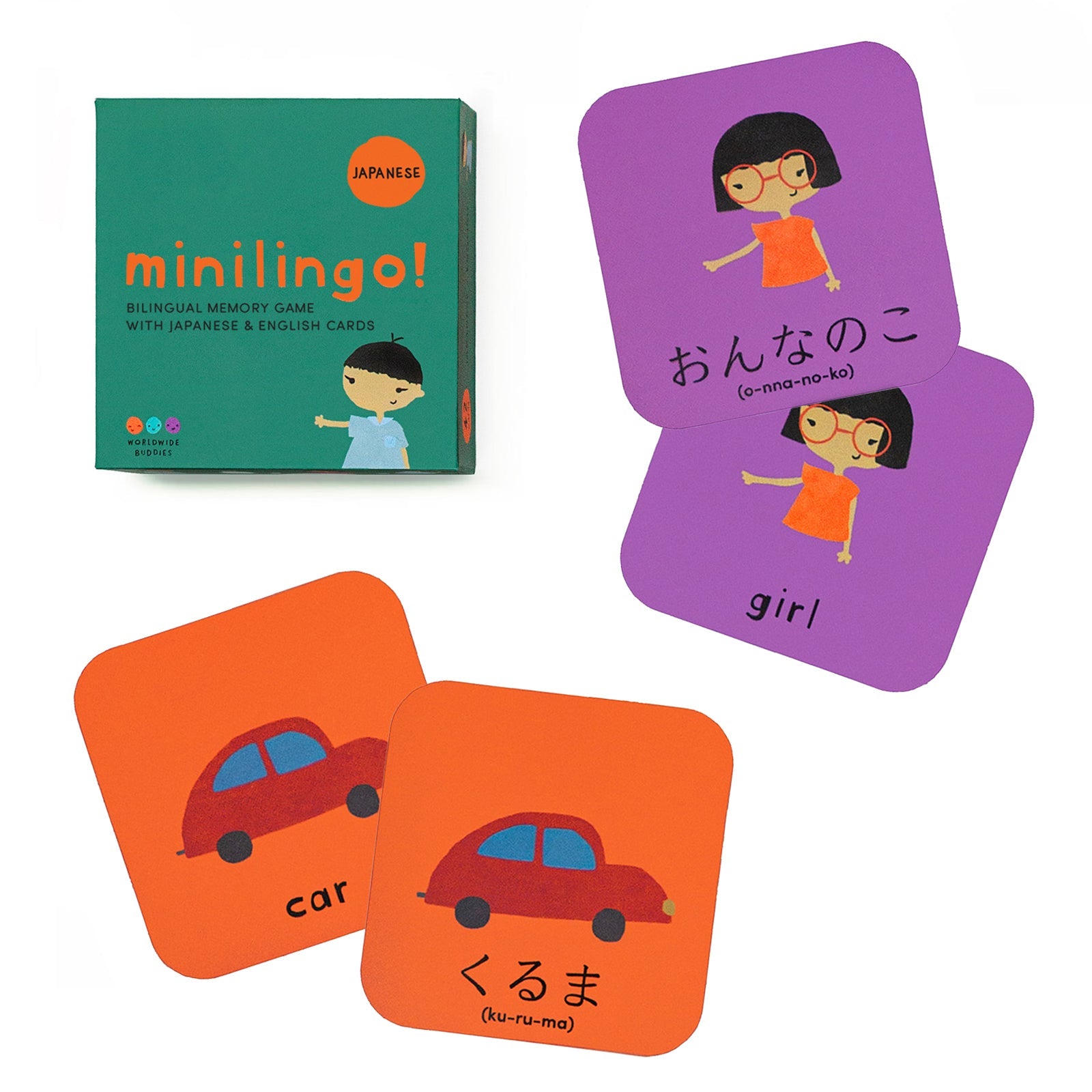 Minilingo, English/japanese Flashcards