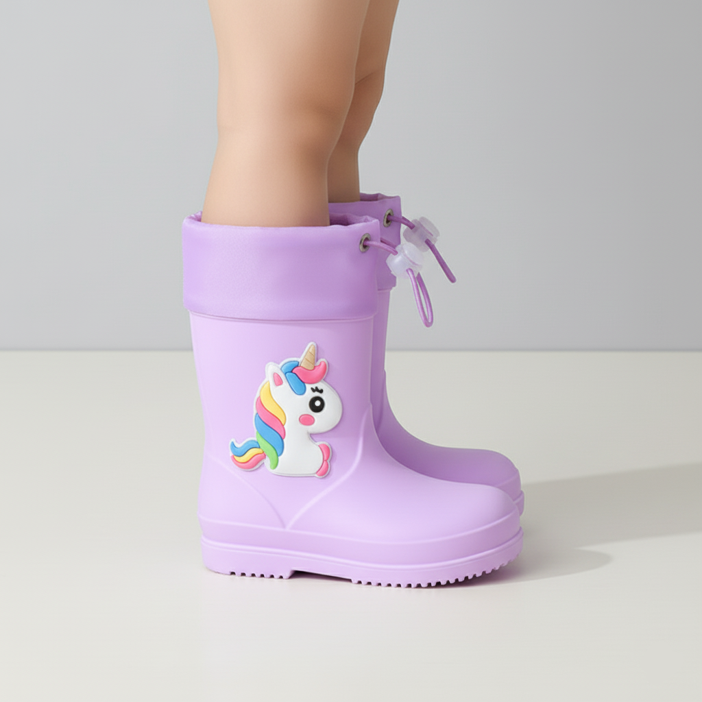 Unicorn Waterproof Non-slip Rain Boots Ages 0-3 Years