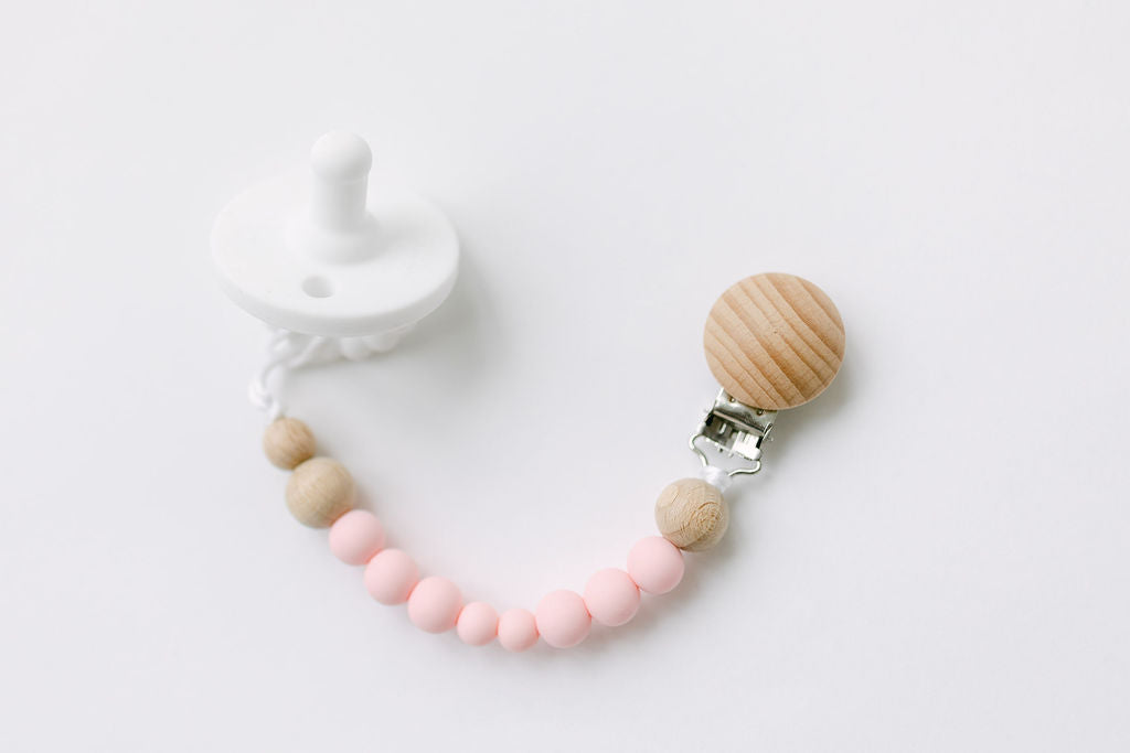 Pacifier Clip - Pink
