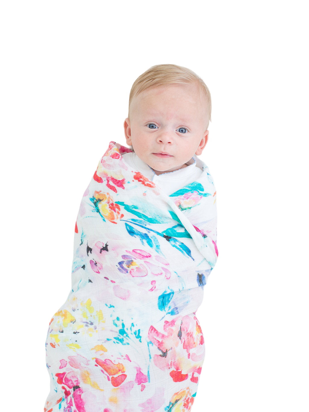 Swaddle Blanket - Bamboo And Cotton - Flora