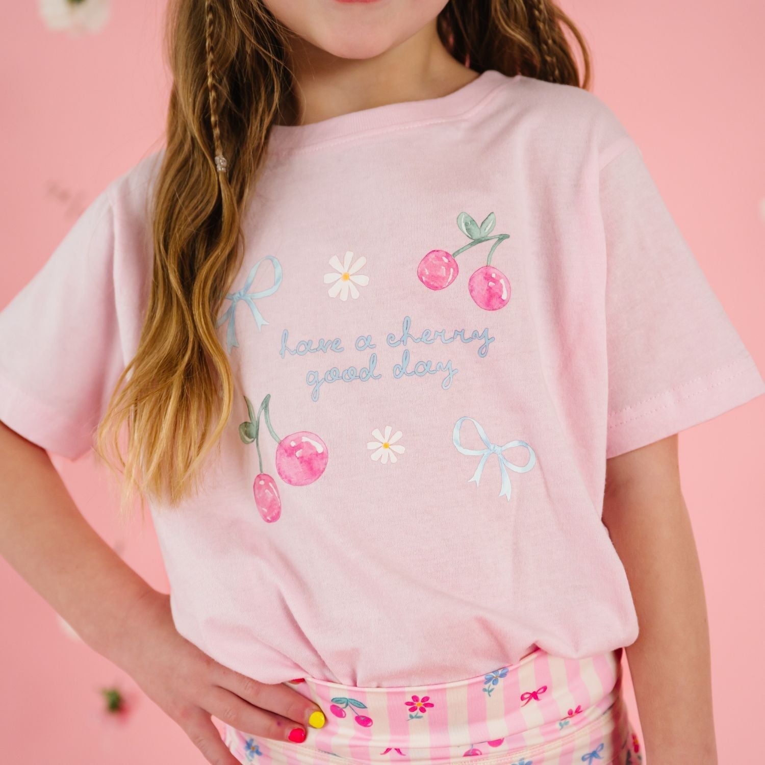 Cherry Good Day Short Sleeve T-shirt