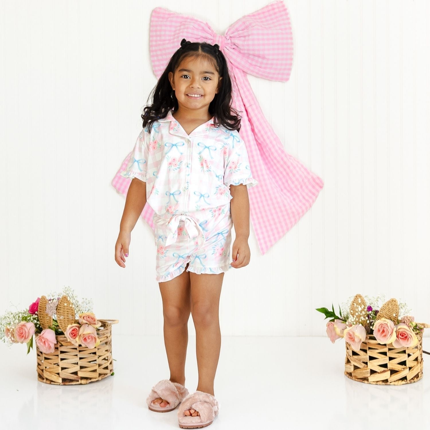 Gingham Trellis Lounge Set