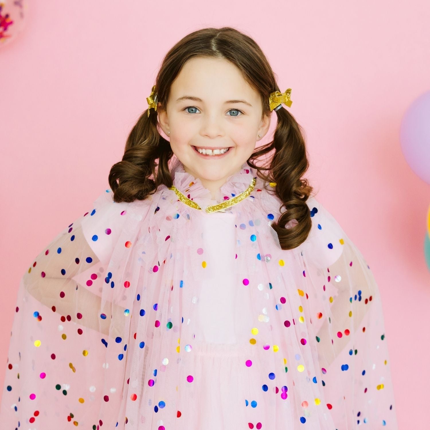 Pink Confetti Cape