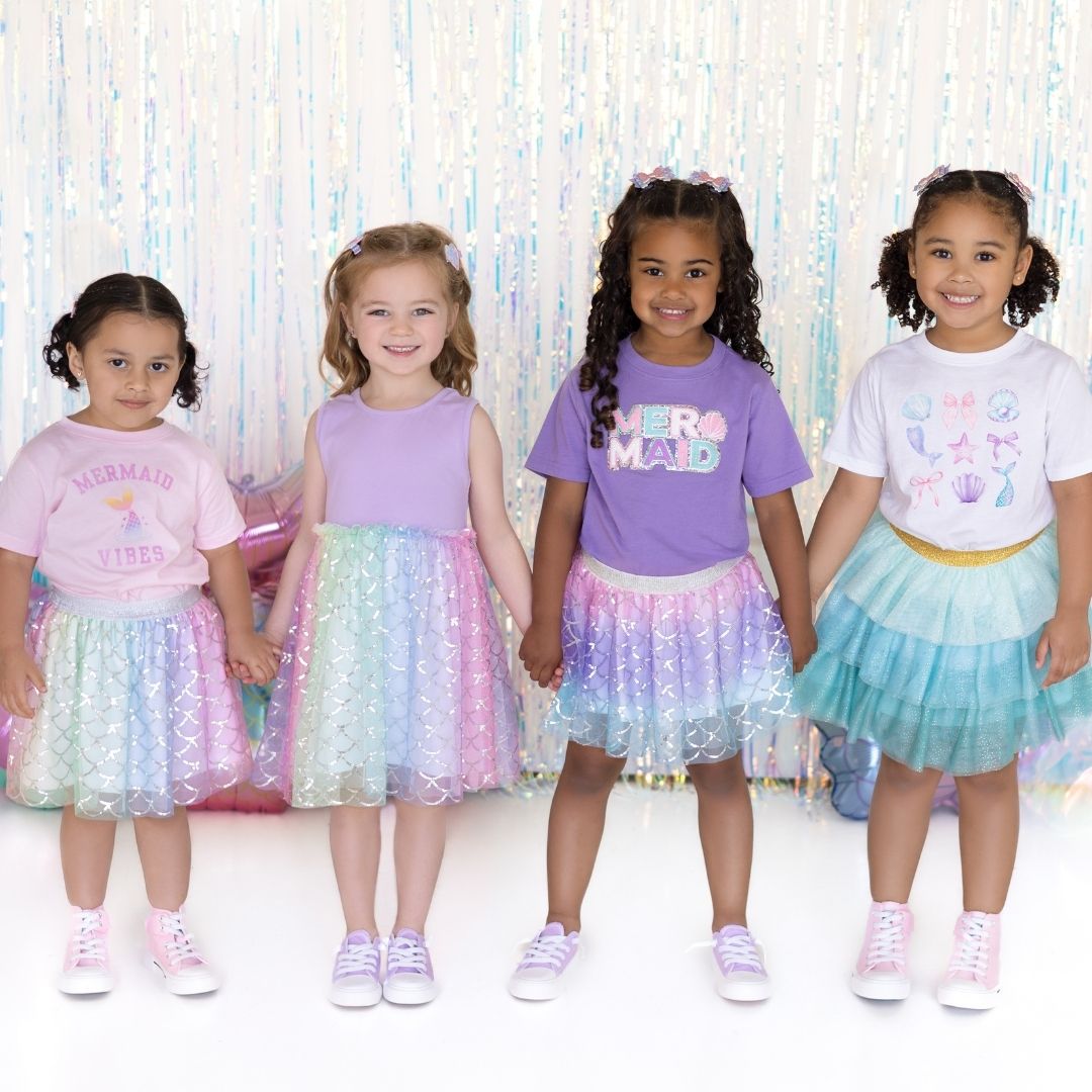 Rainbow Mermaid Tutu Skirt