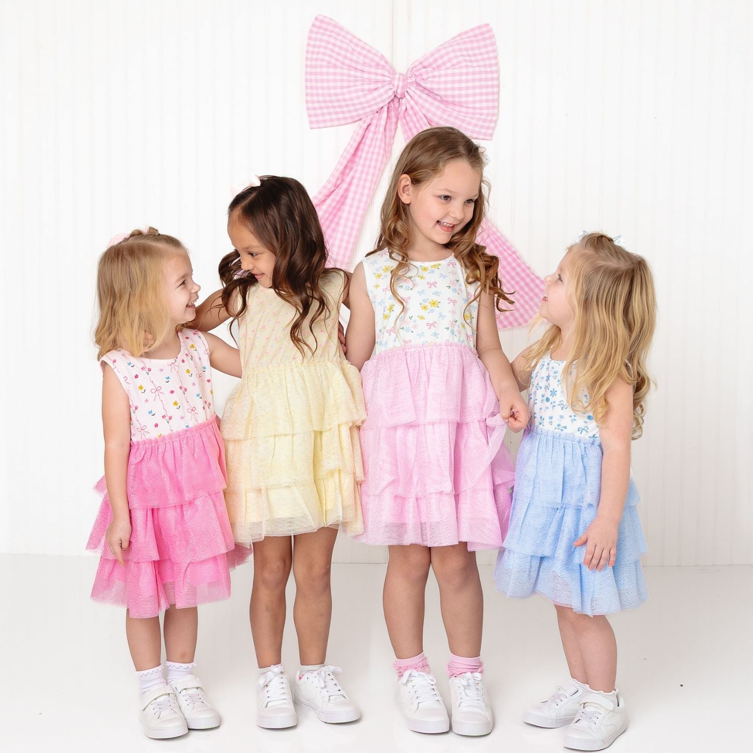 Lemon Floral Tank Tutu Dress