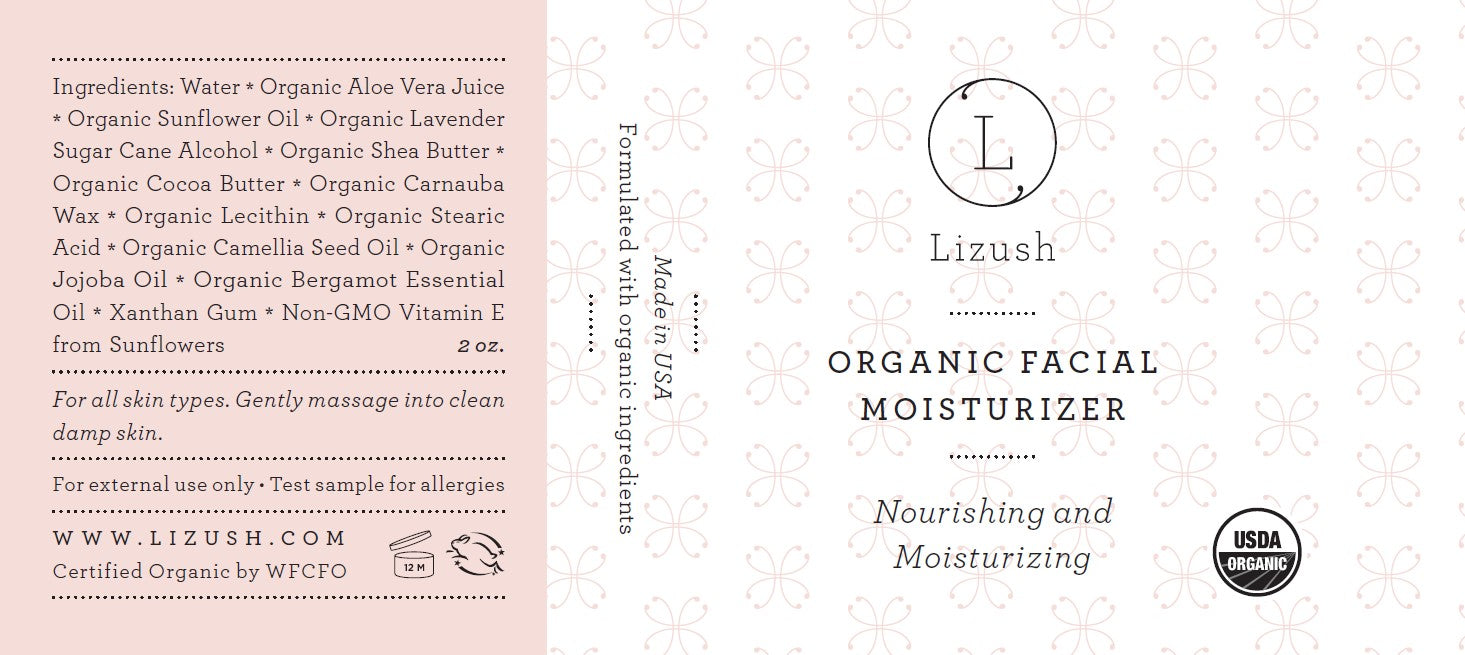 Organic Facial Moisturizer Nourishing And Moisturizing