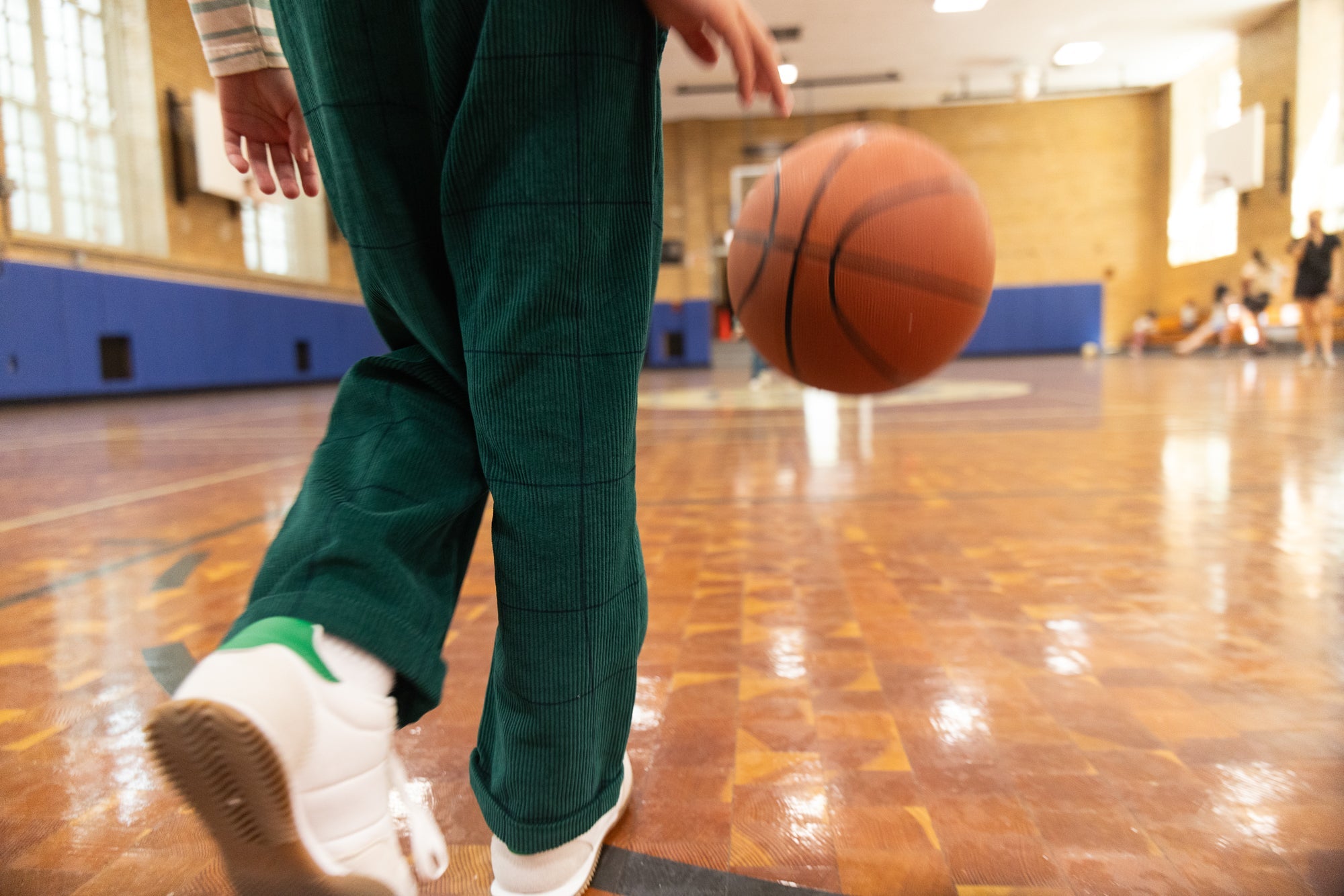 Recycled Cotton Evergreen Grid Corduroy Pant