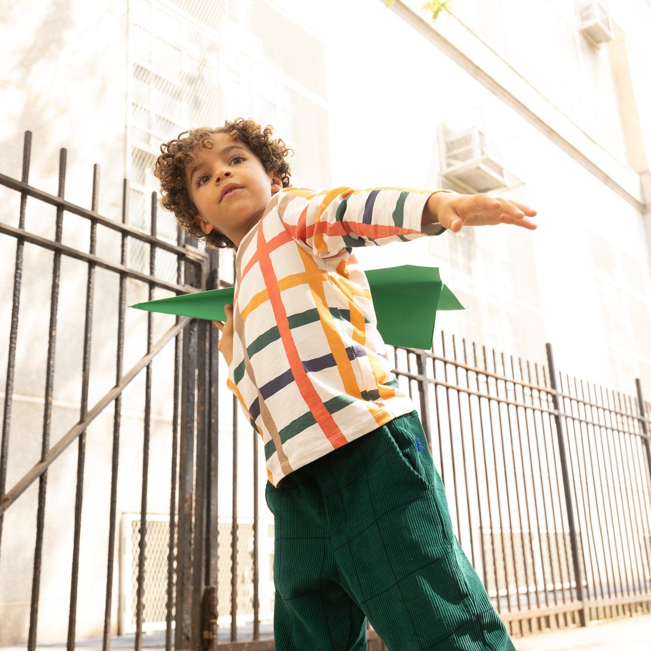 Recycled Cotton Warm Grid T-shirt