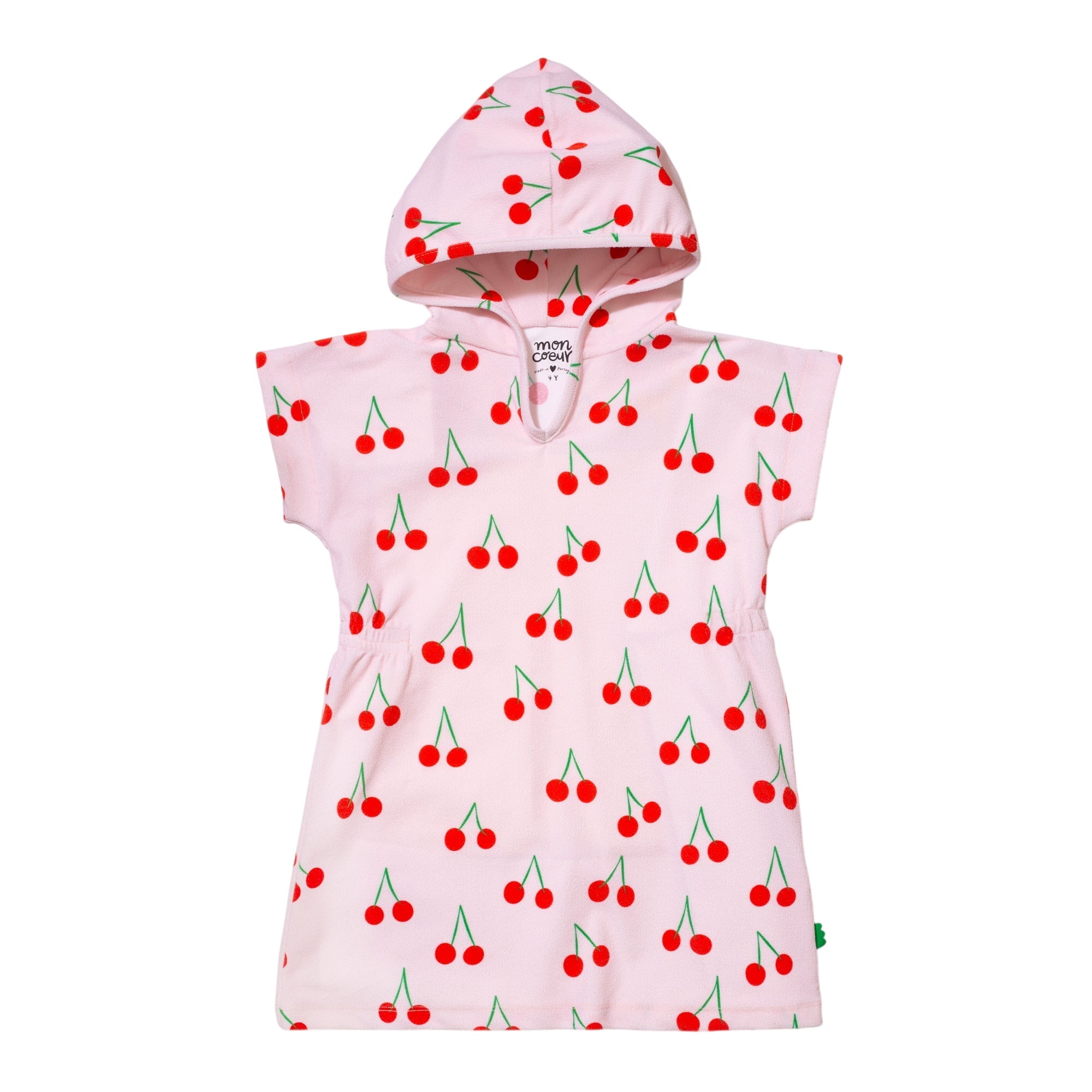 Recycled Terry Cherry Kid Cover Up