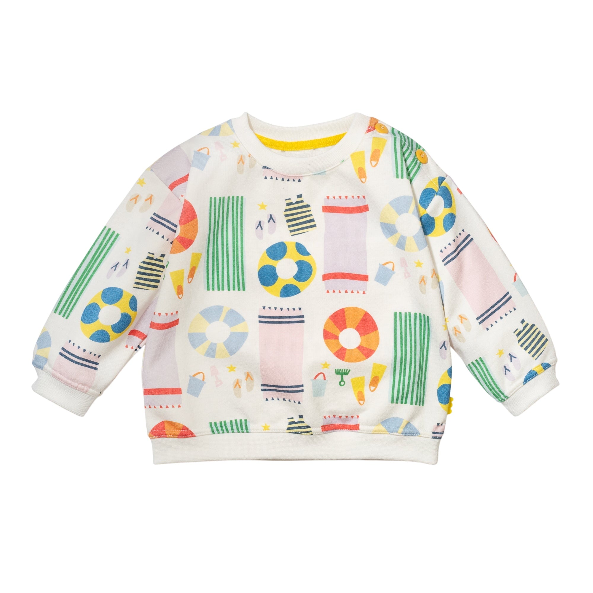 Recycled Cotton Beach Kid Sweatshirt