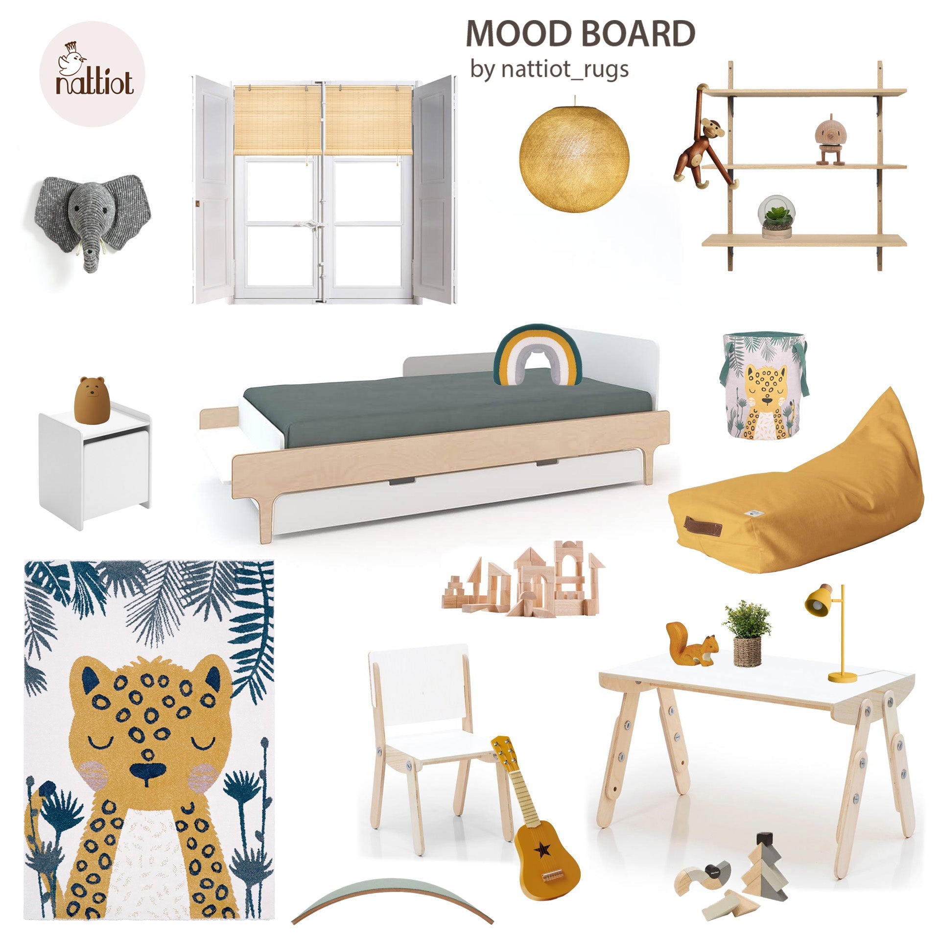 Sören Children's Rug Leopard