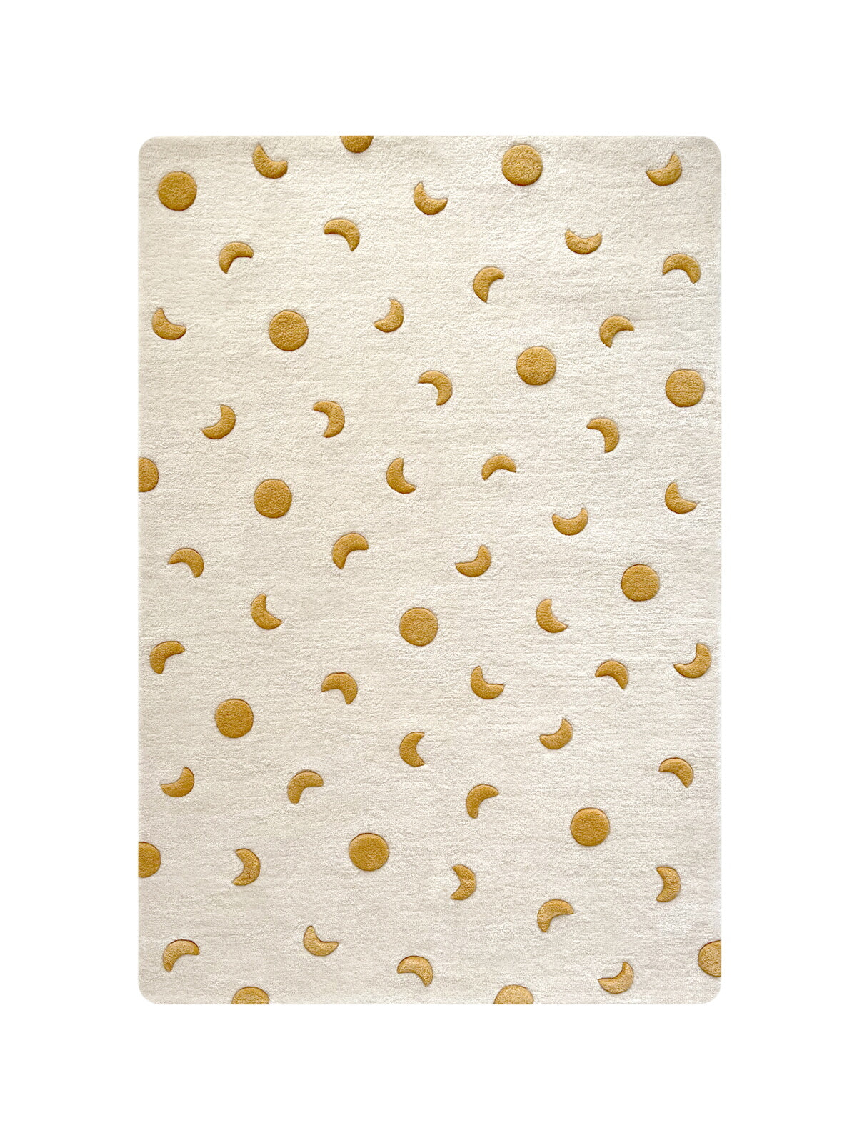 Rug Moons Cream / Gold 3.9 X 5.9 Ft