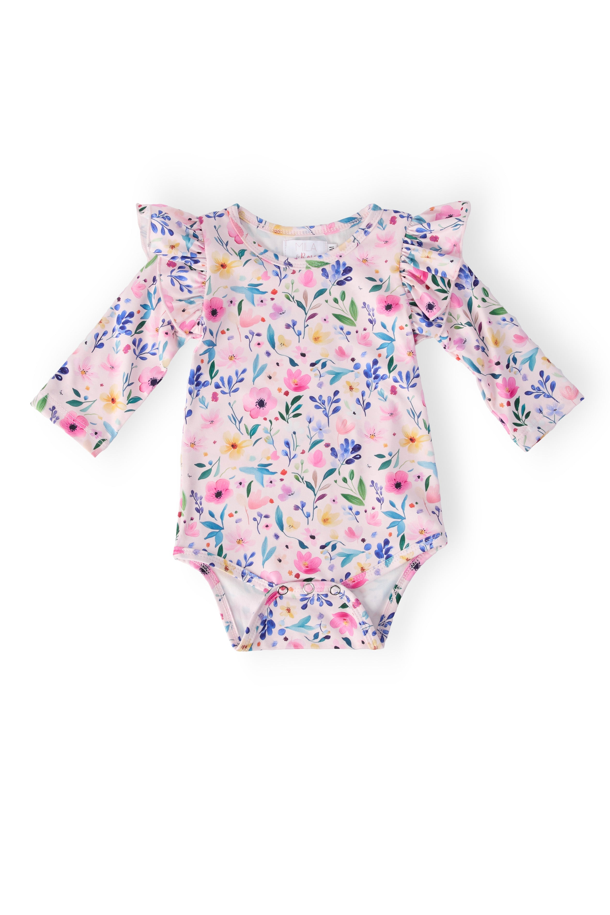 Morning Meadows L/s Flutter Bodysuit