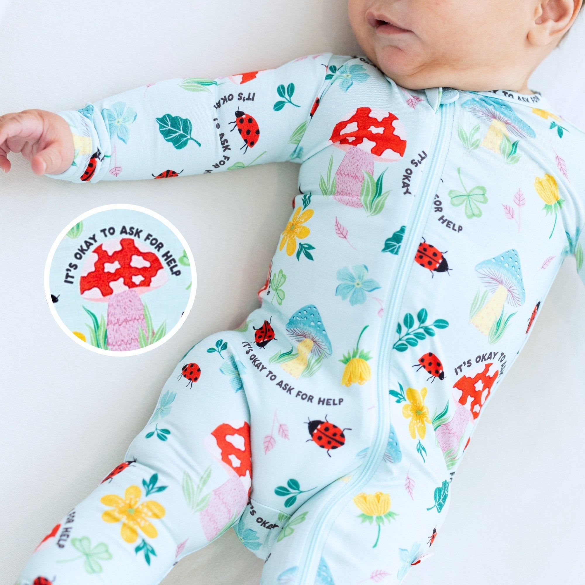 The Second-skin Footie | Magic Mushroom | "it's Okay To Ask For Help"