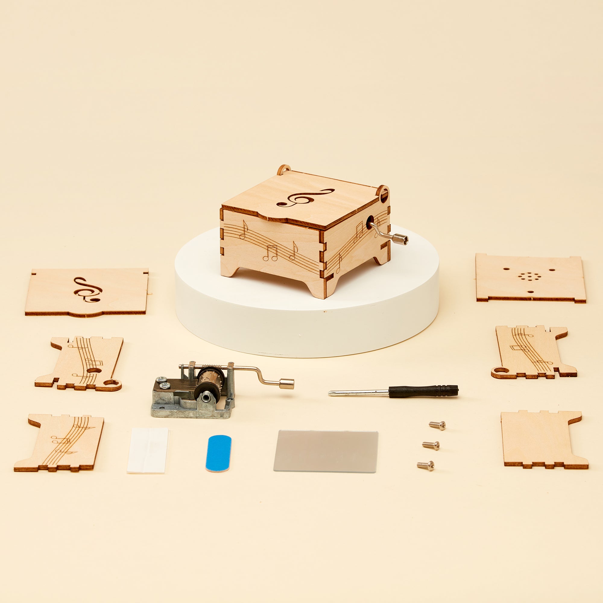 Music Box Diy Kit, Educational Stem Toy