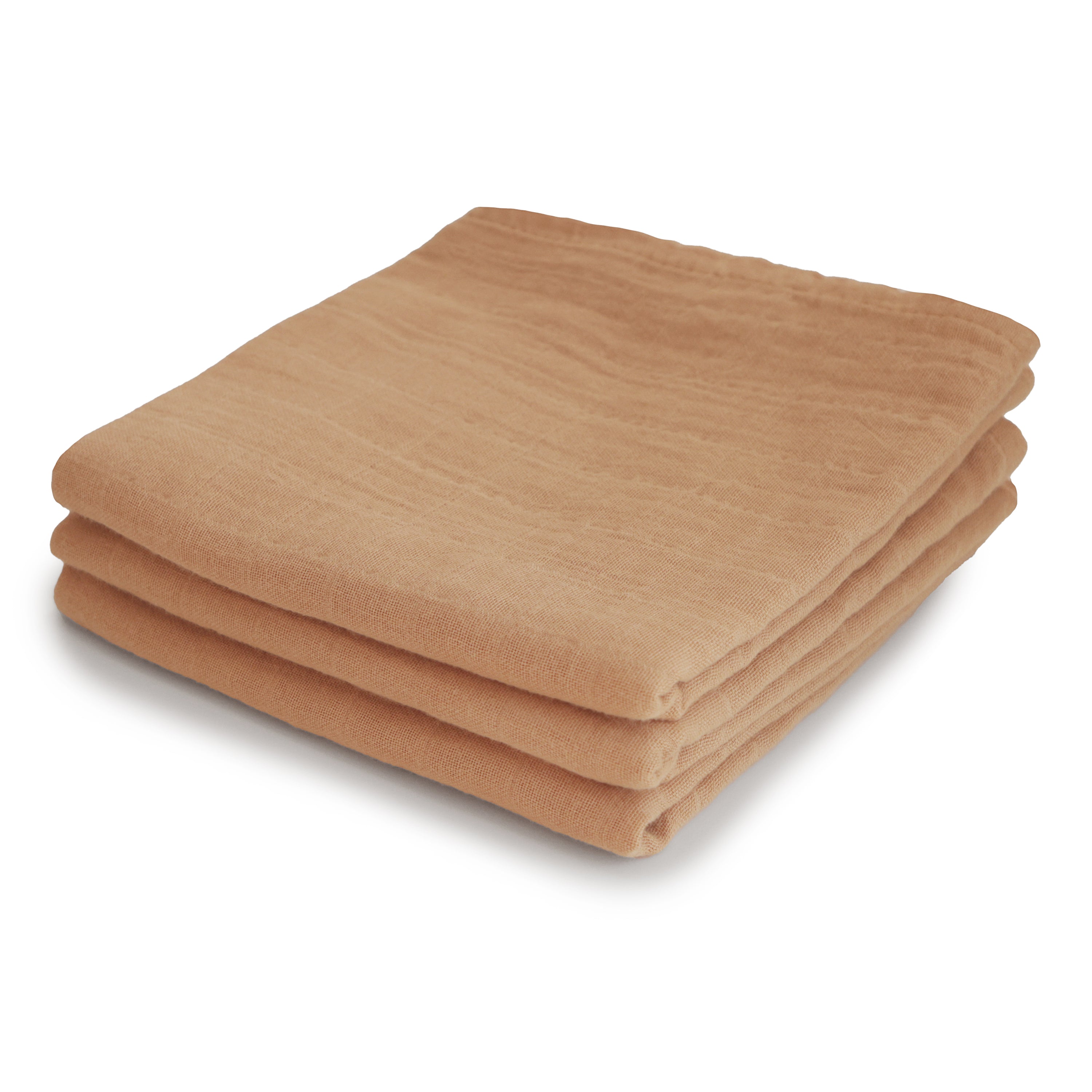 Organic Cotton Muslin Cloths 3-pack