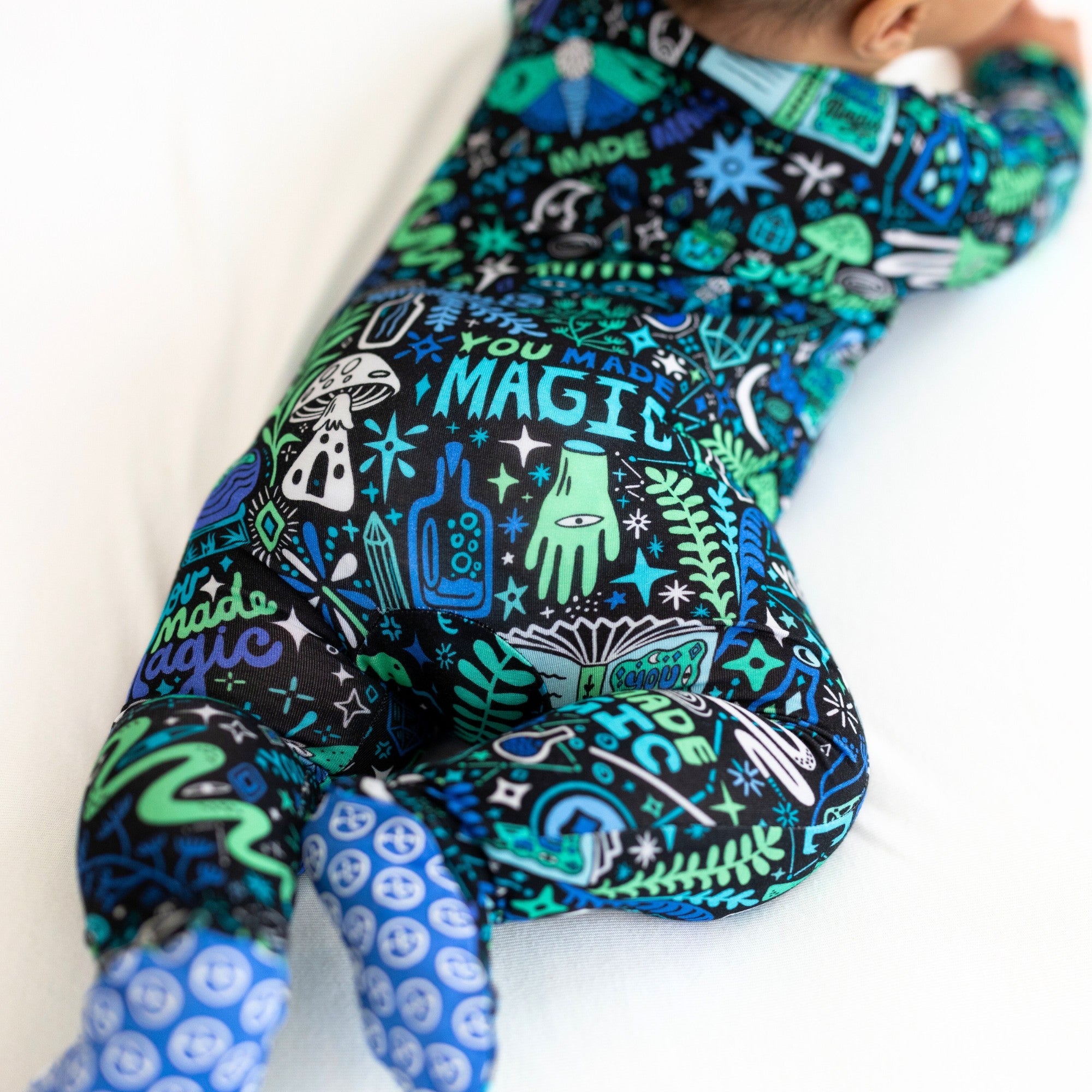 The Second-skin Footie | Mystic Mama (blue)