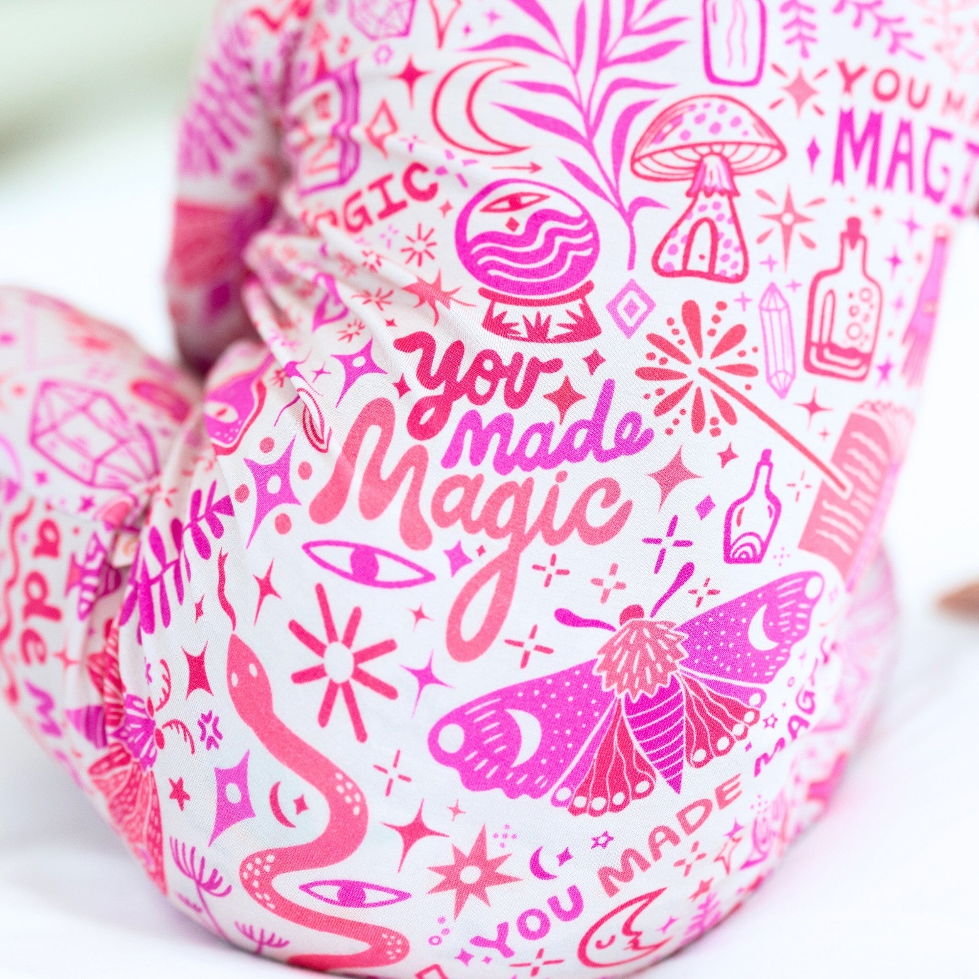 The Second-skin Convertible Romper | Mystic Mama (pink)