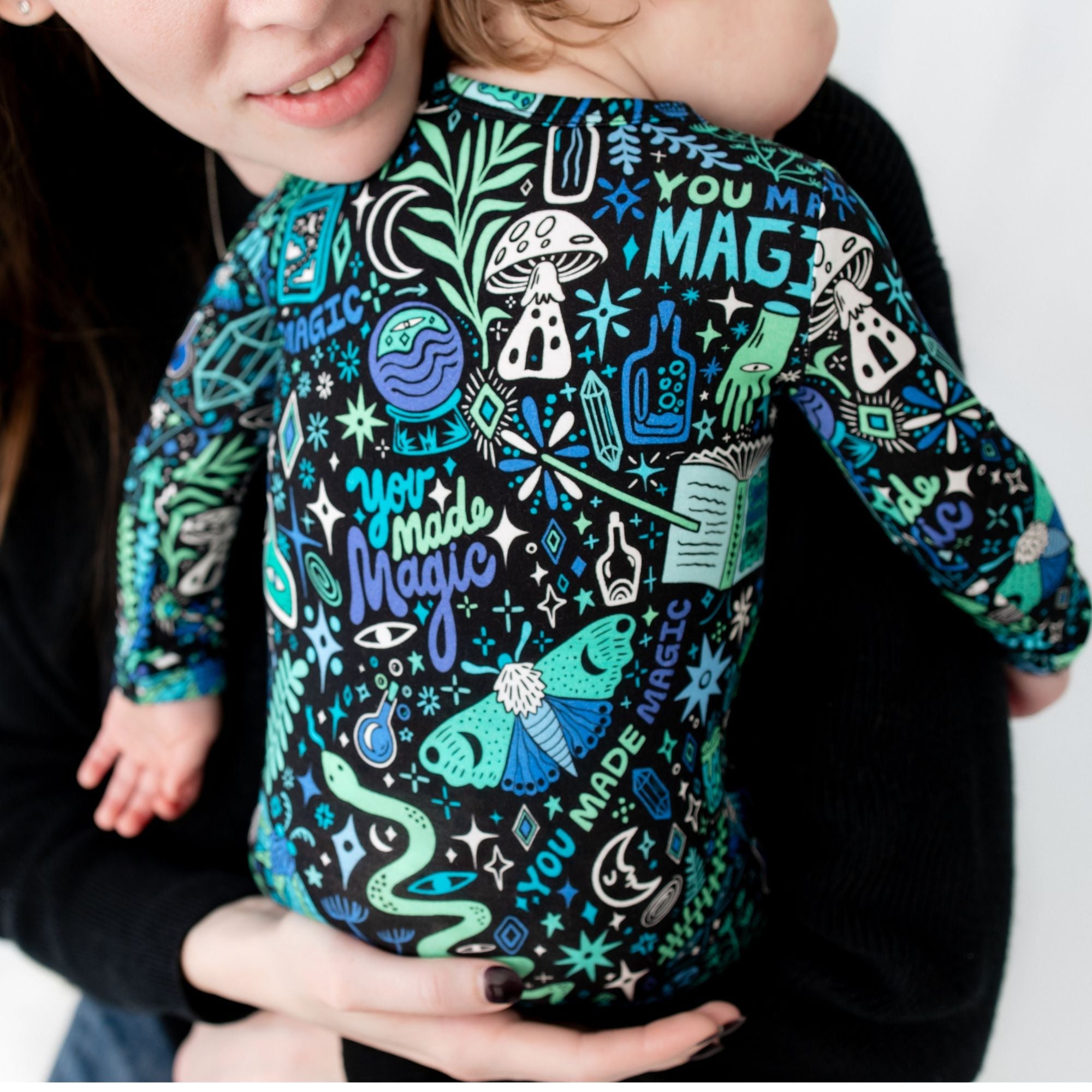 The Second-skin Footie | Mystic Mama (blue)