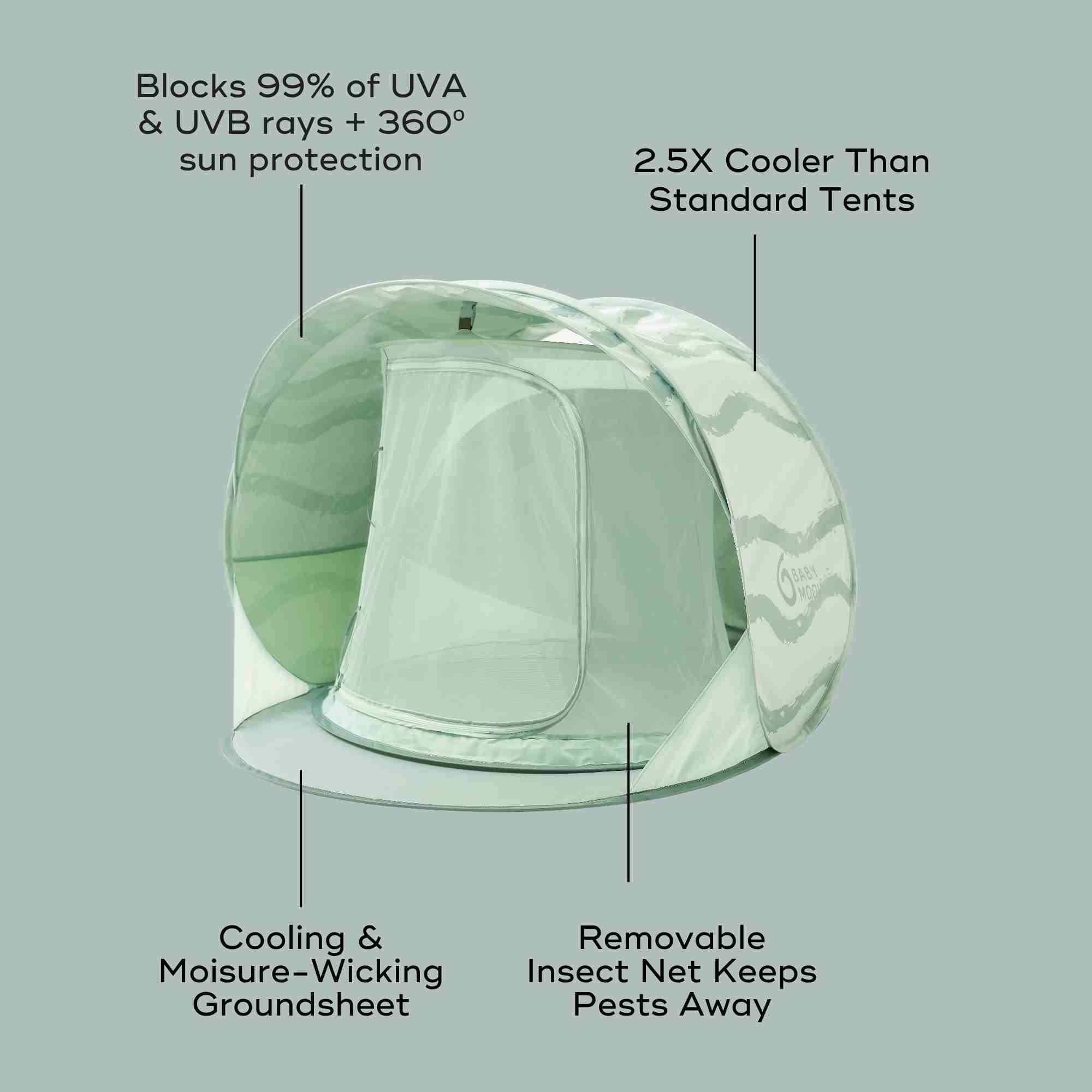 Moov & Protect Anti-uv Cooling Beach Tent