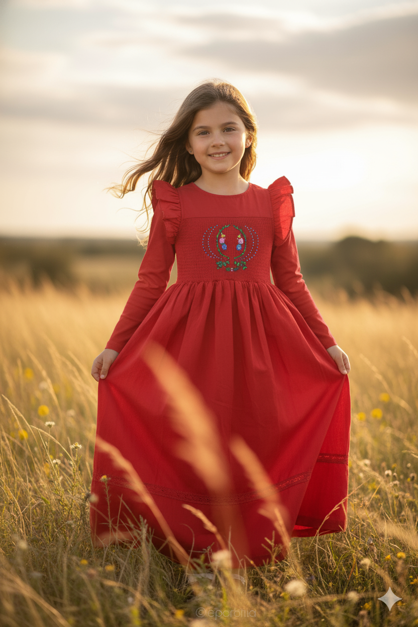 Nipoti Hand-embroidered Maxi Dress