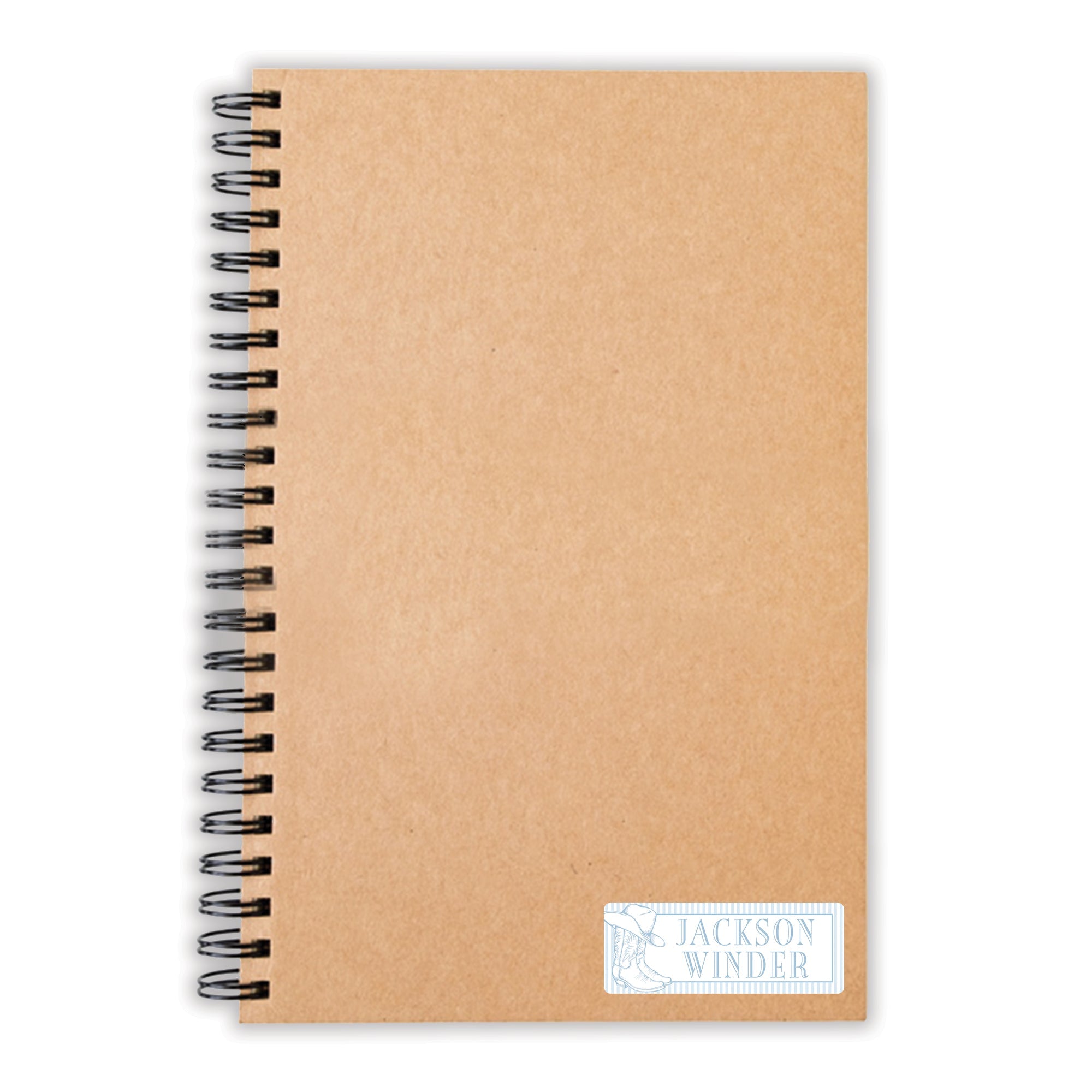 Cowboy Vinyl School Labels