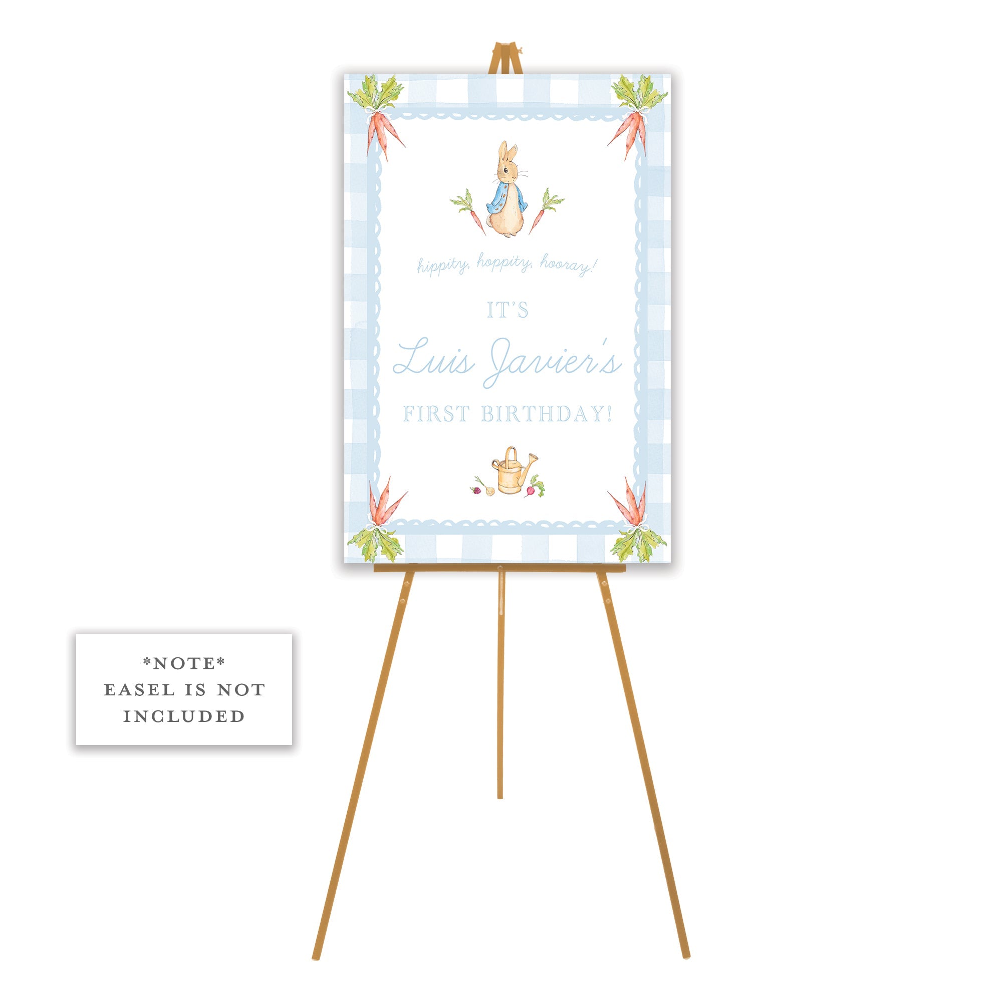 Blue Peter Rabbit Welcome Sign
