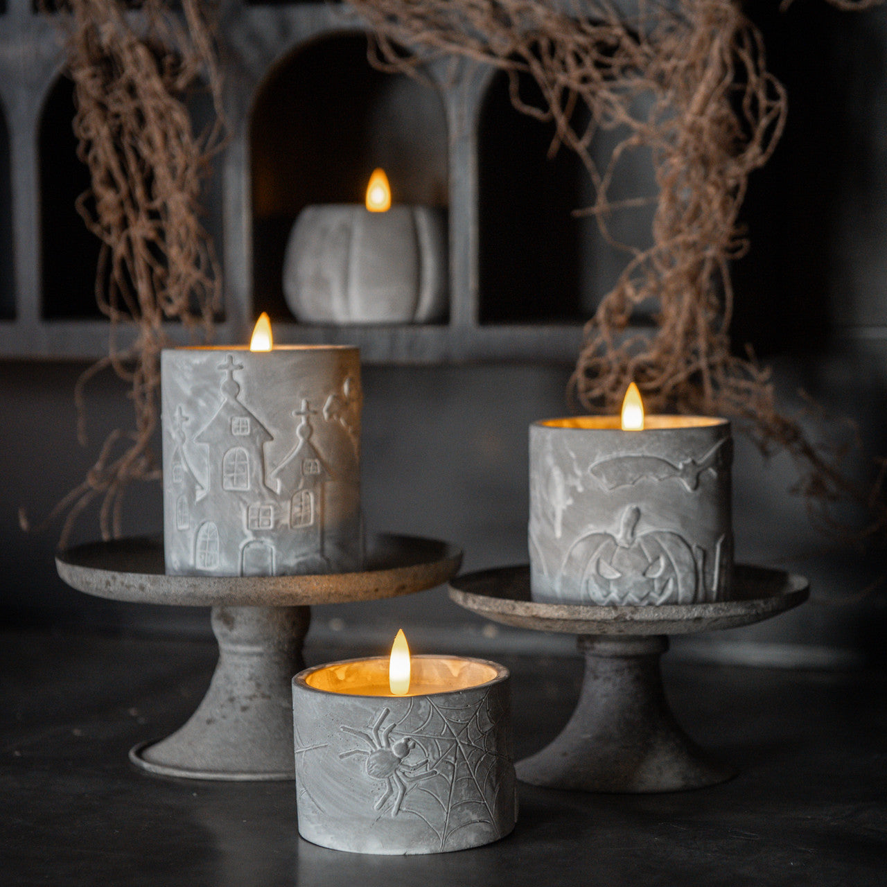 Haunted 3d Flame Candles