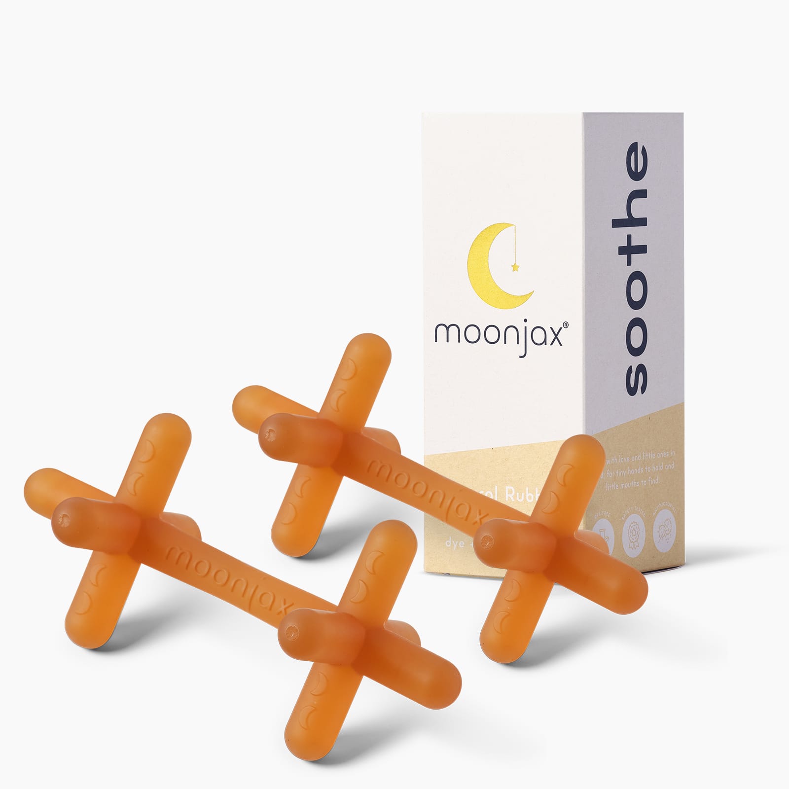 2-pack Mix & Match Patented Moonjax® Best Baby Teethers