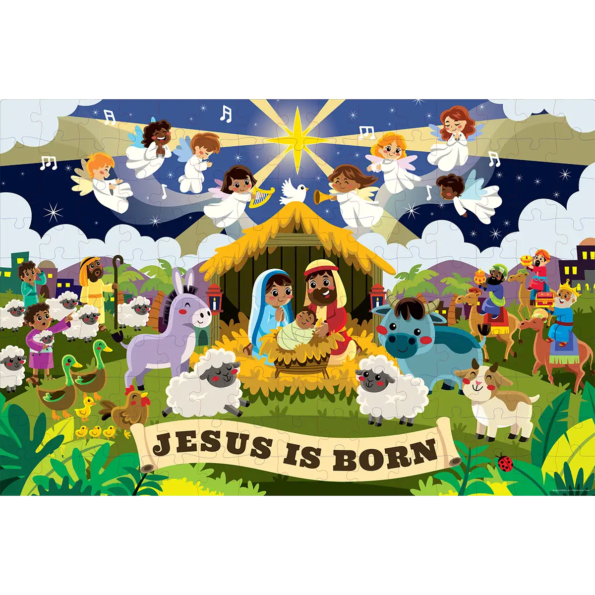 Jesus Is Born - 150-piece Giant Floor Puzzle