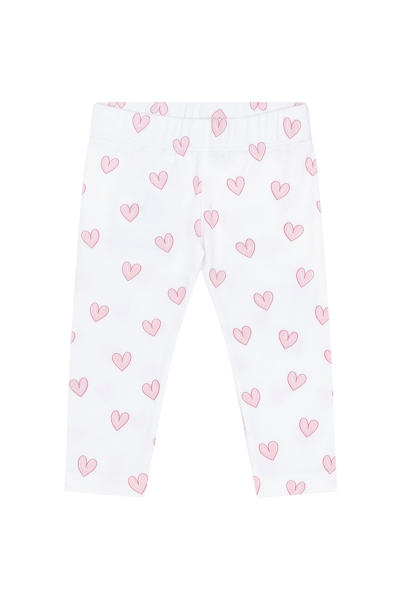 Pink Heart Tee-leggings Set