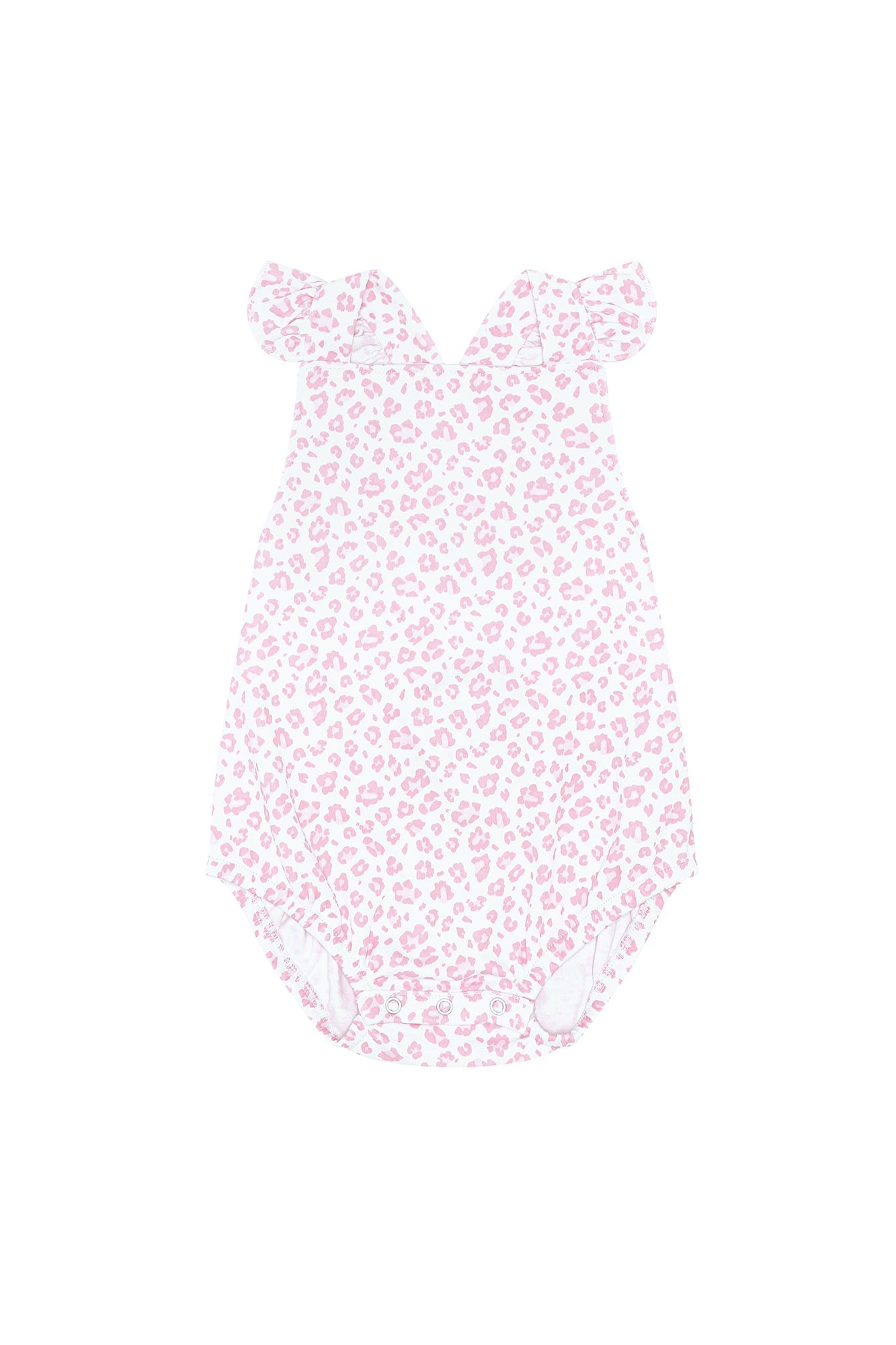 Pink Cheetah Print Ruffle Bubble